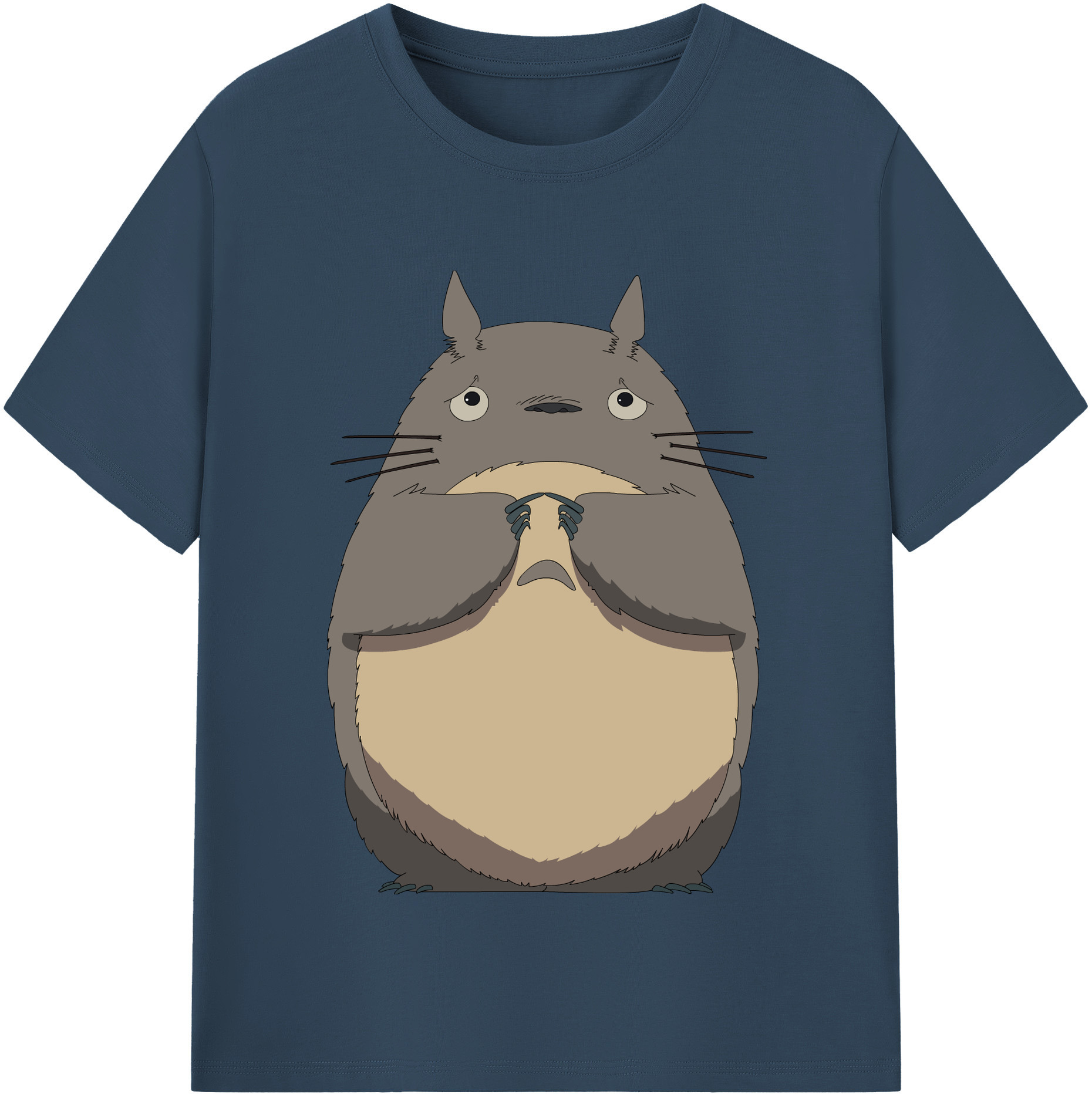 （画像用） となりのトトロ 草壁メイ 草壁サツキ My Neighbor Totoro Satsuki Kusakabe Mei Kusakabe 綿100％半袖Tシャツ（フロントプリント）