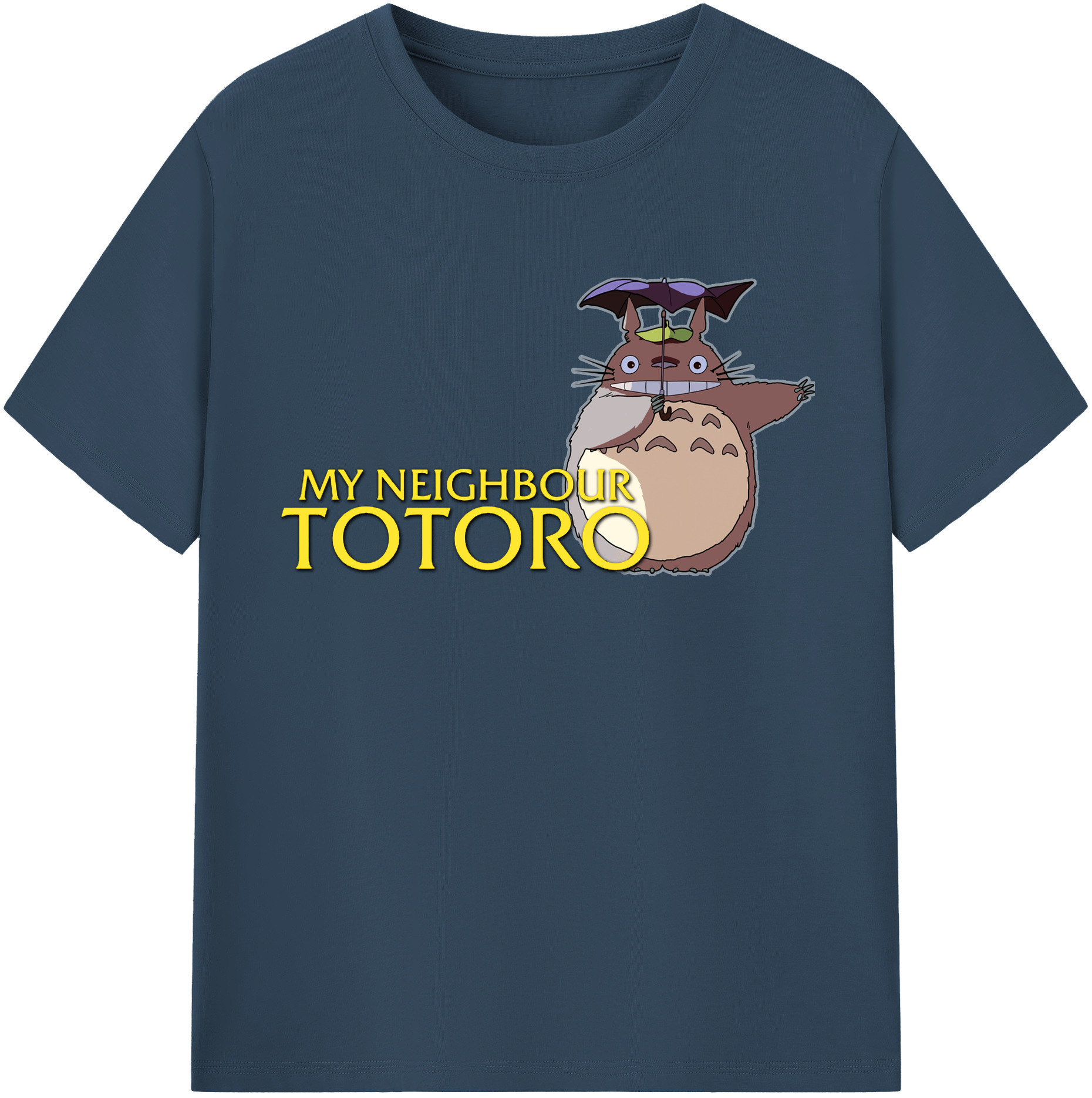 （画像用） となりのトトロ 草壁メイ 草壁サツキ My Neighbor Totoro Satsuki Kusakabe Mei Kusakabe 綿100％半袖Tシャツ（フロントプリント）