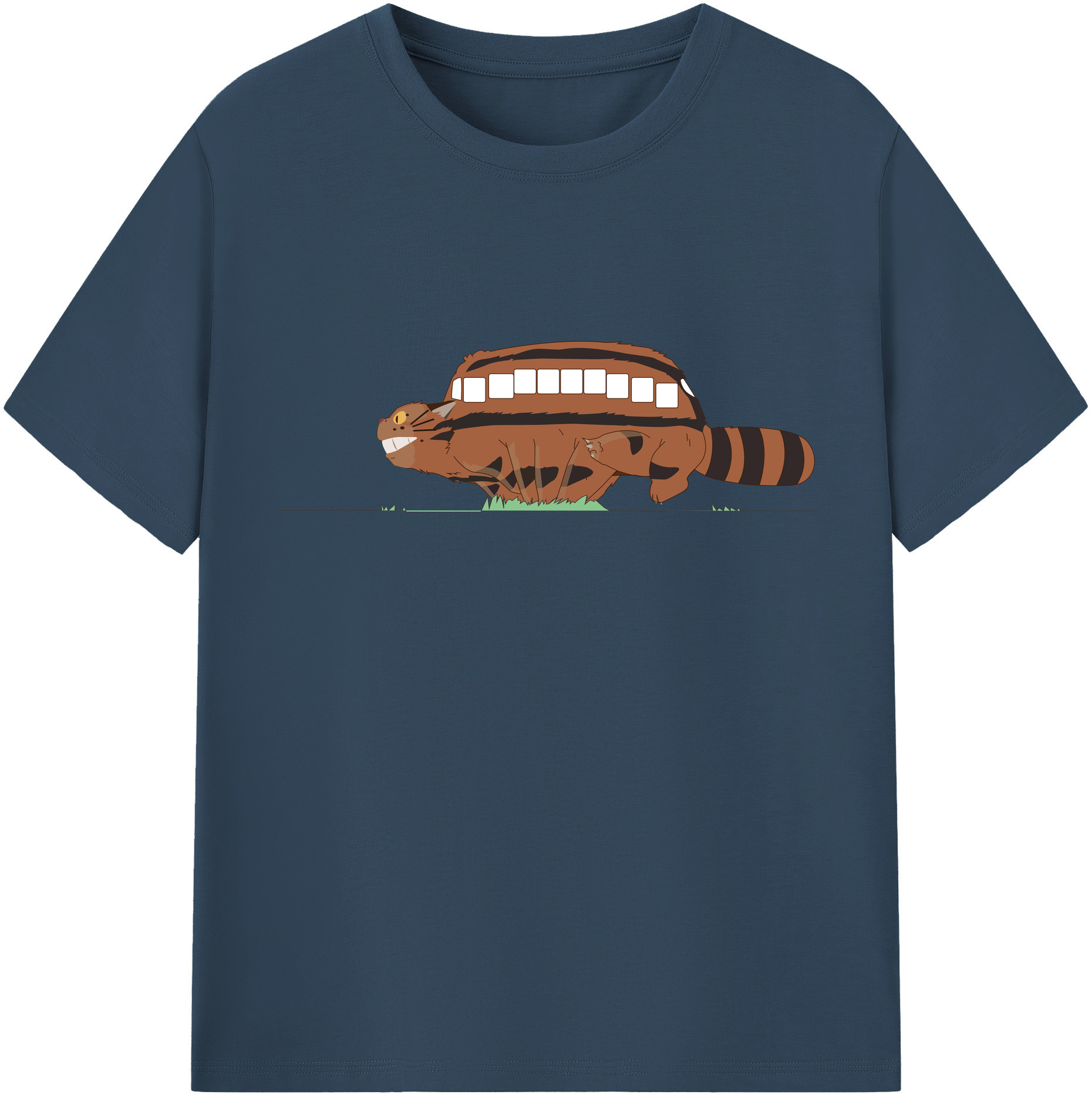 （画像用） となりのトトロ 草壁メイ 草壁サツキ My Neighbor Totoro Satsuki Kusakabe Mei Kusakabe 綿100％半袖Tシャツ（フロントプリント）