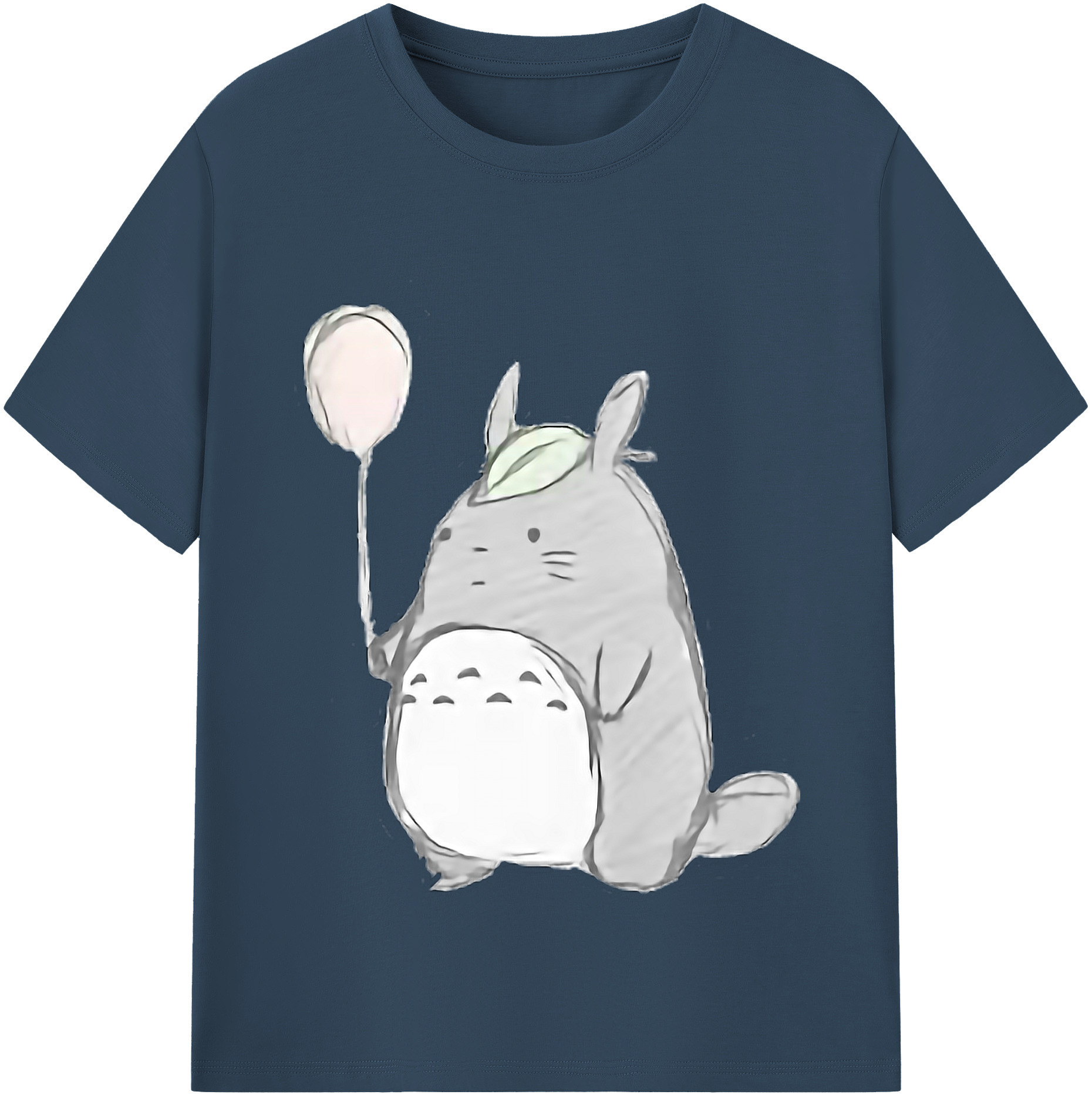 （画像用） となりのトトロ 草壁メイ 草壁サツキ My Neighbor Totoro Satsuki Kusakabe Mei Kusakabe 綿100％半袖Tシャツ（フロントプリント）