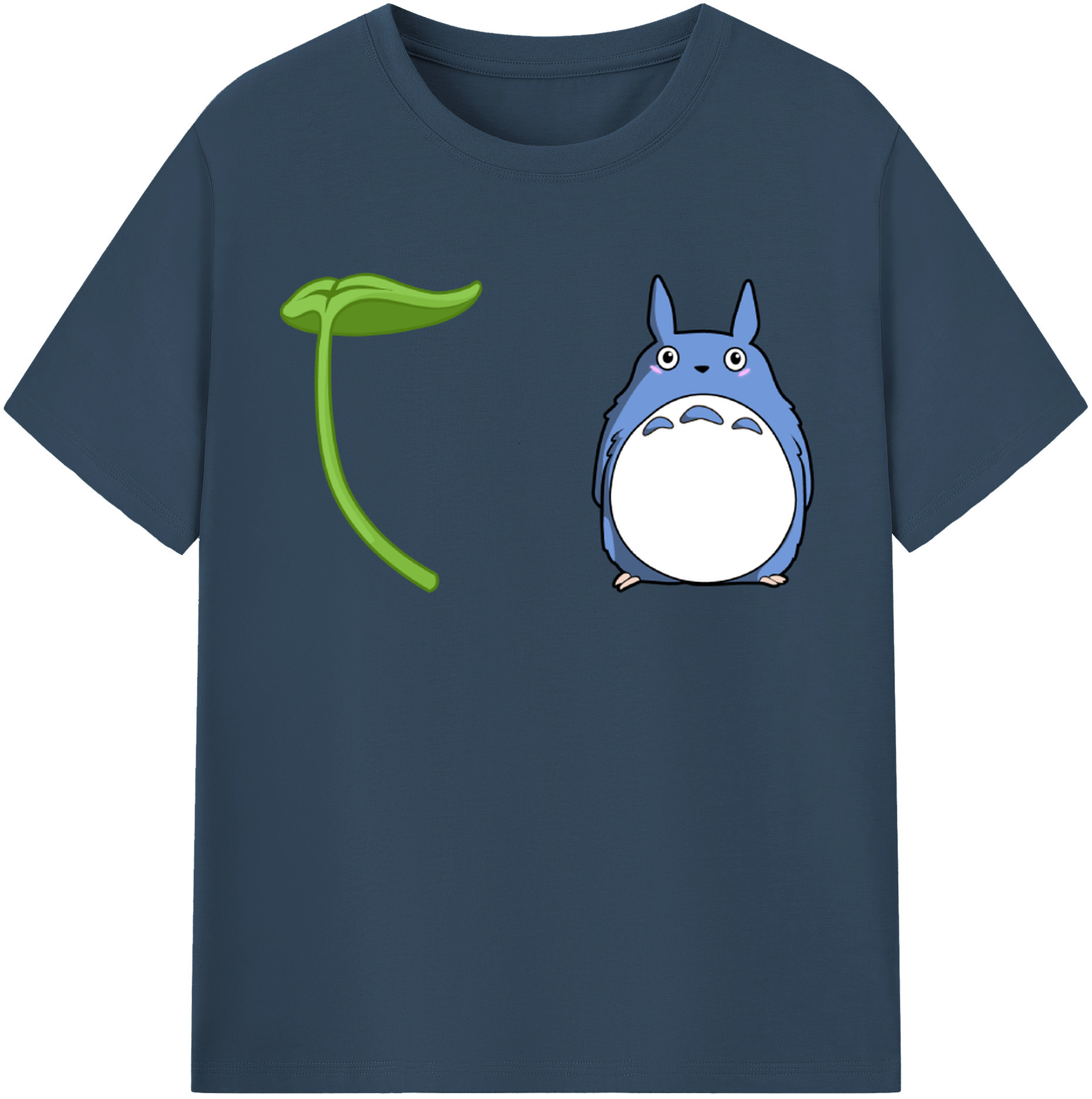（画像用） となりのトトロ 草壁メイ 草壁サツキ My Neighbor Totoro Satsuki Kusakabe Mei Kusakabe 綿100％半袖Tシャツ（フロントプリント）