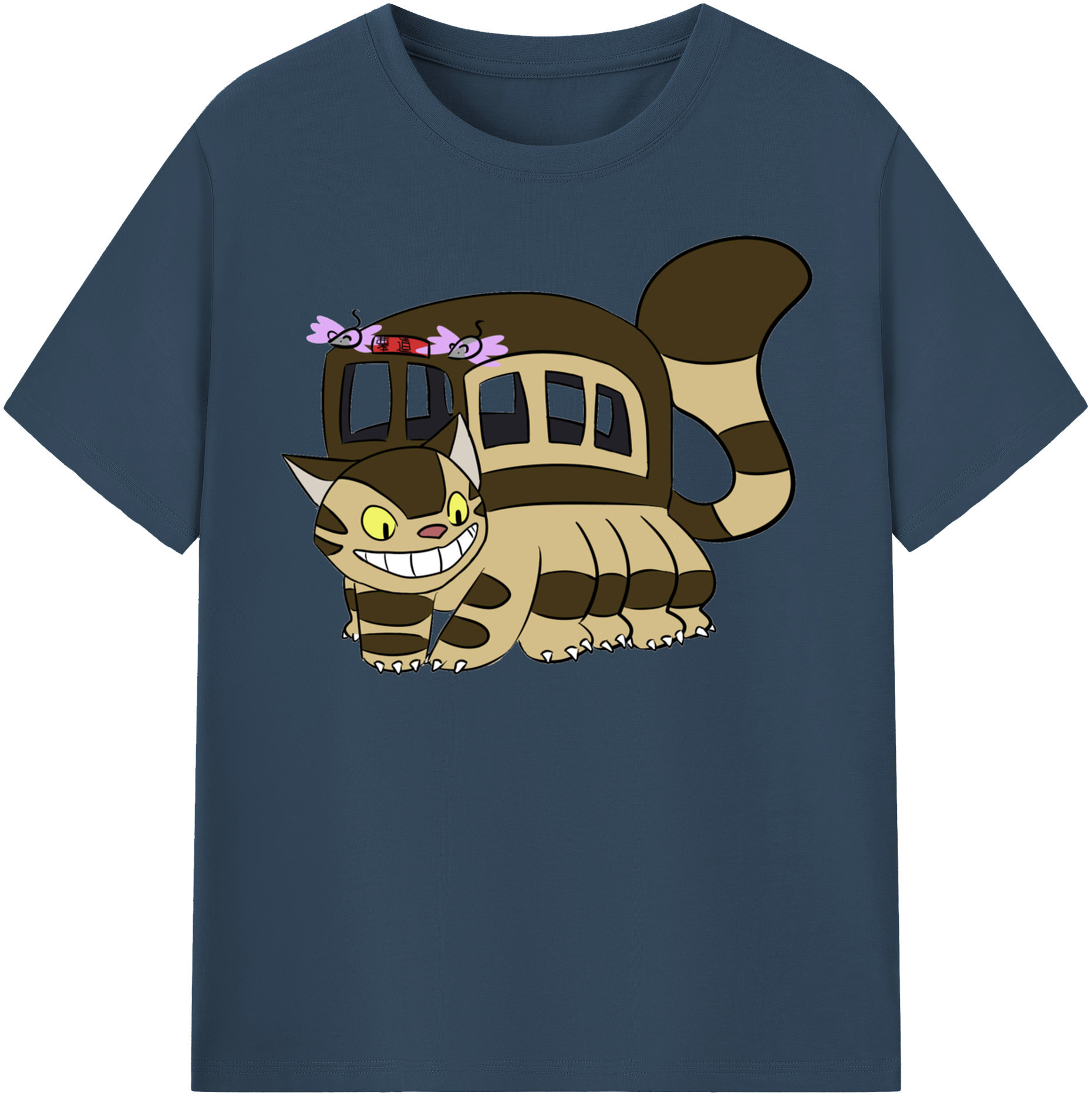 （画像用） となりのトトロ 草壁メイ 草壁サツキ My Neighbor Totoro Satsuki Kusakabe Mei Kusakabe 綿100％半袖Tシャツ（フロントプリント）