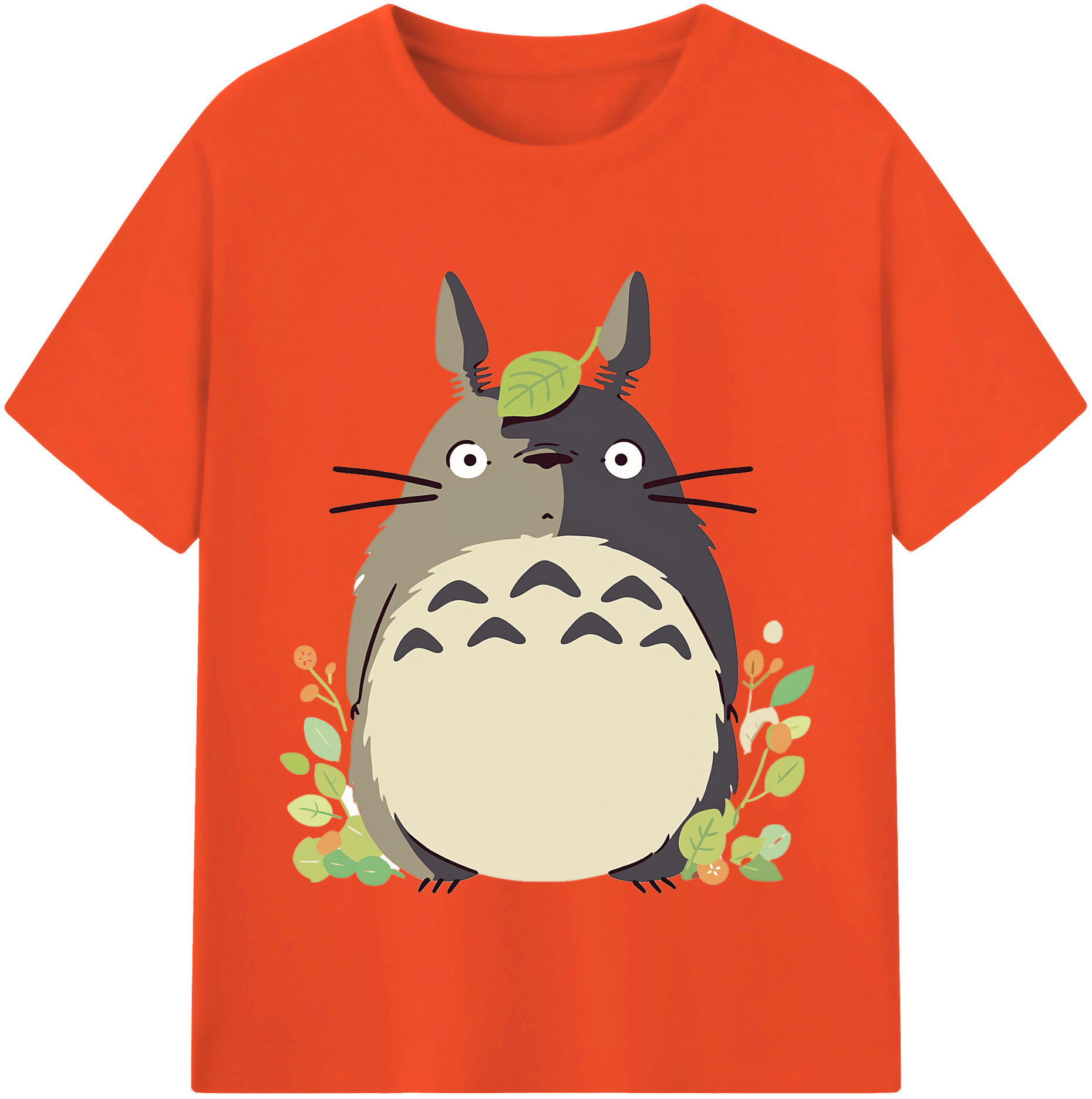 （画像用） となりのトトロ 草壁メイ 草壁サツキ My Neighbor Totoro Satsuki Kusakabe Mei Kusakabe 綿100％半袖Tシャツ（フロントプリント）