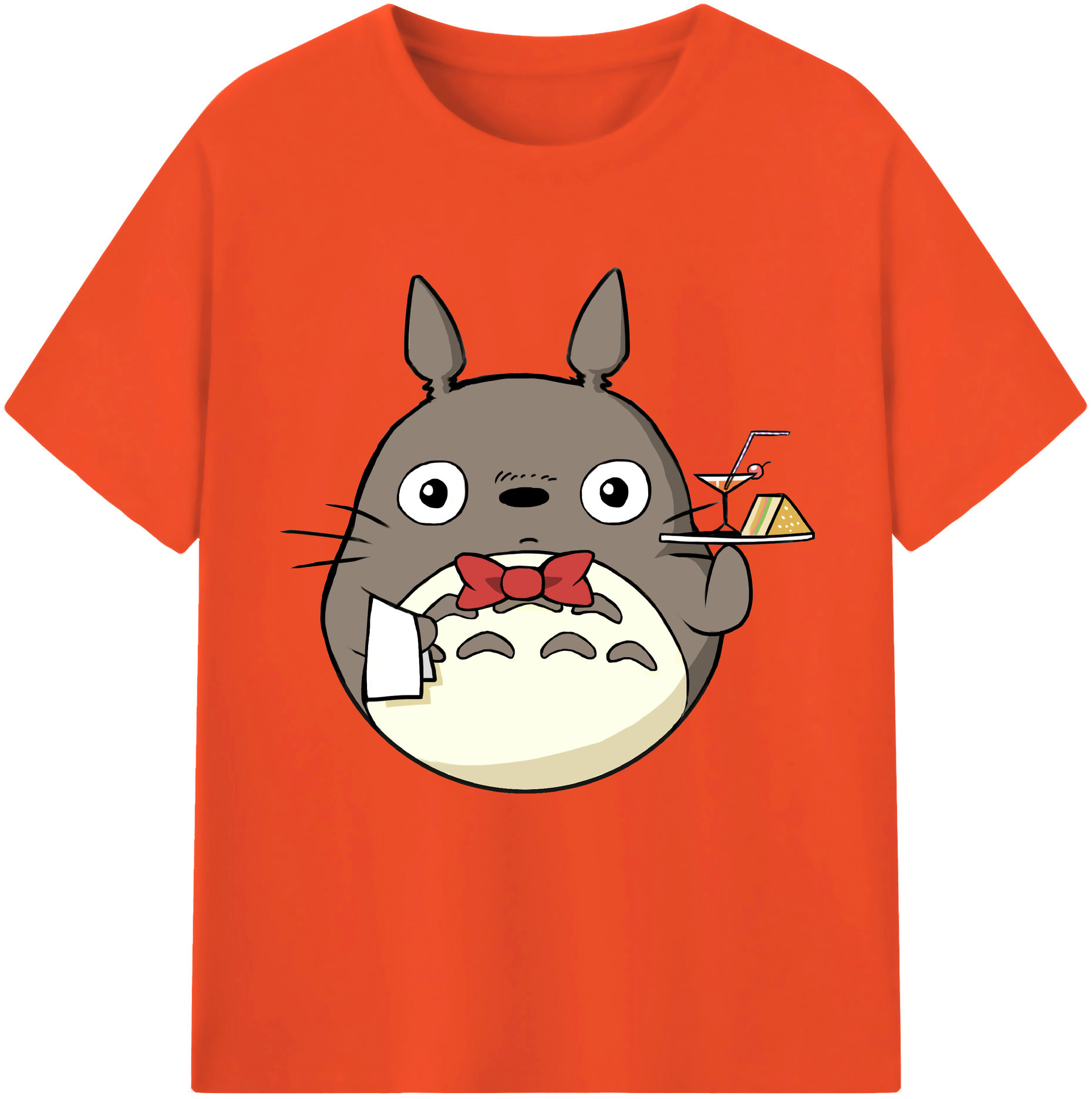 （画像用） となりのトトロ 草壁メイ 草壁サツキ My Neighbor Totoro Satsuki Kusakabe Mei Kusakabe 綿100％半袖Tシャツ（フロントプリント）