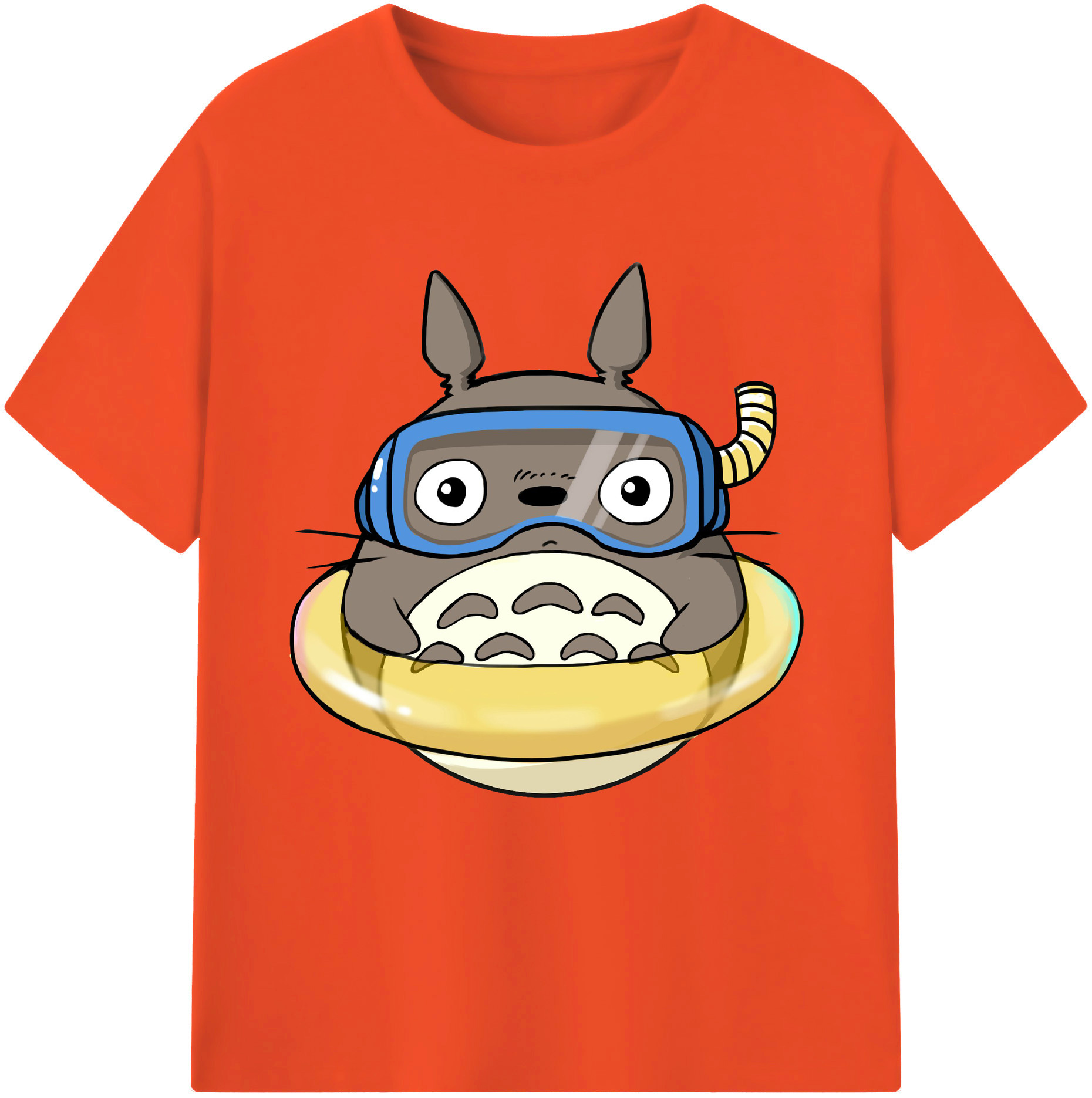 （画像用） となりのトトロ 草壁メイ 草壁サツキ My Neighbor Totoro Satsuki Kusakabe Mei Kusakabe 綿100％半袖Tシャツ（フロントプリント）