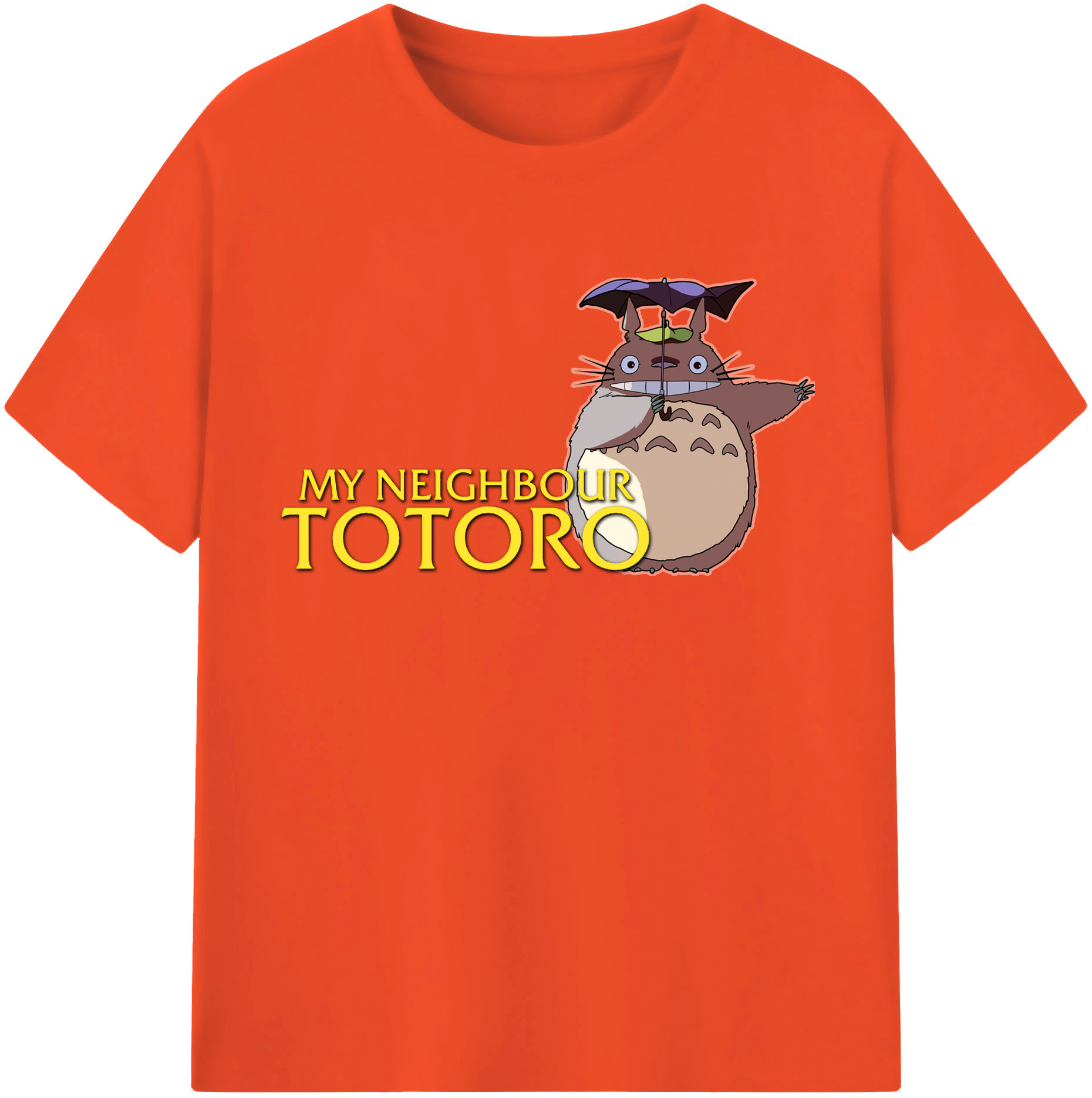 （画像用） となりのトトロ 草壁メイ 草壁サツキ My Neighbor Totoro Satsuki Kusakabe Mei Kusakabe 綿100％半袖Tシャツ（フロントプリント）
