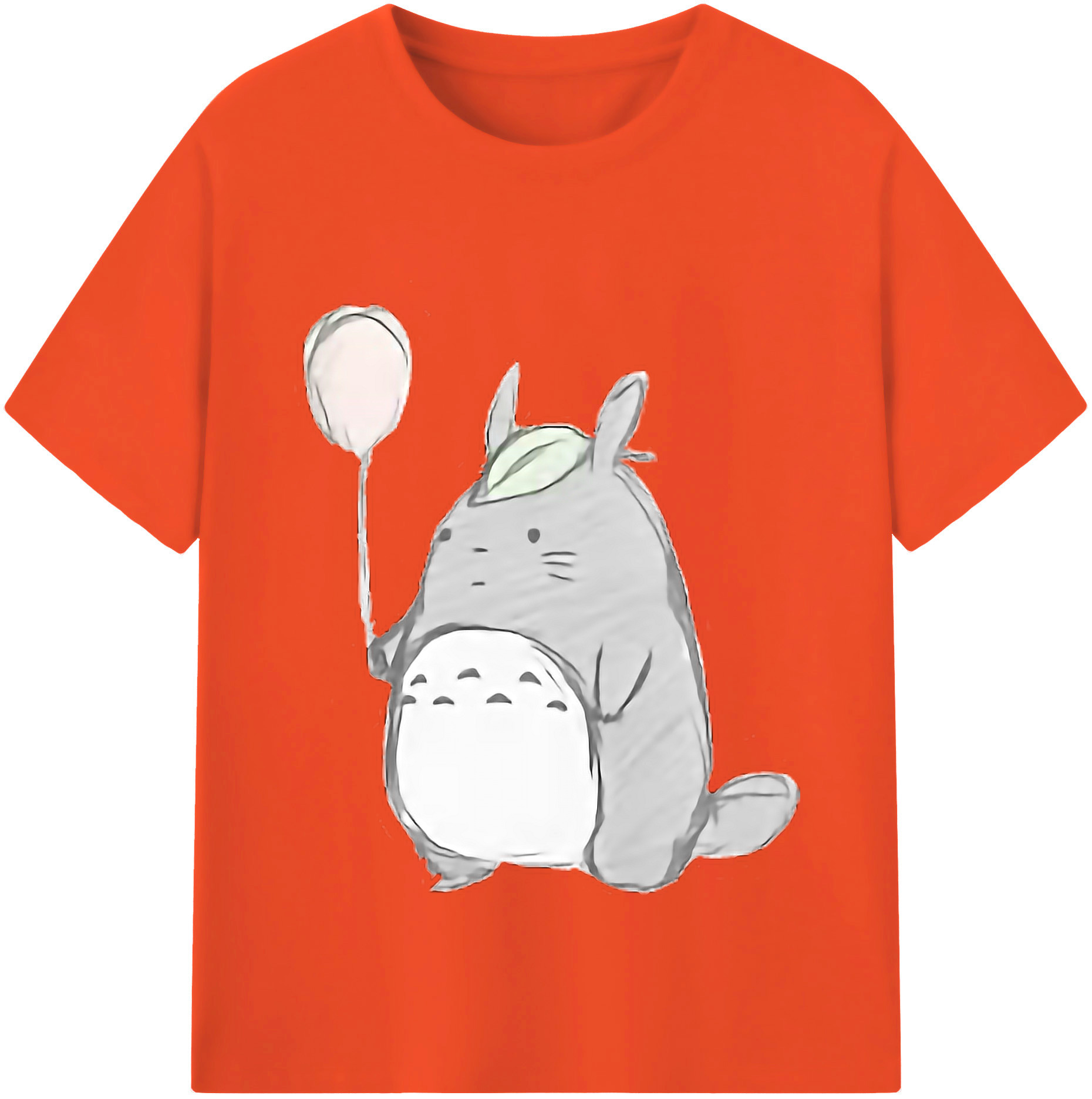 （画像用） となりのトトロ 草壁メイ 草壁サツキ My Neighbor Totoro Satsuki Kusakabe Mei Kusakabe 綿100％半袖Tシャツ（フロントプリント）