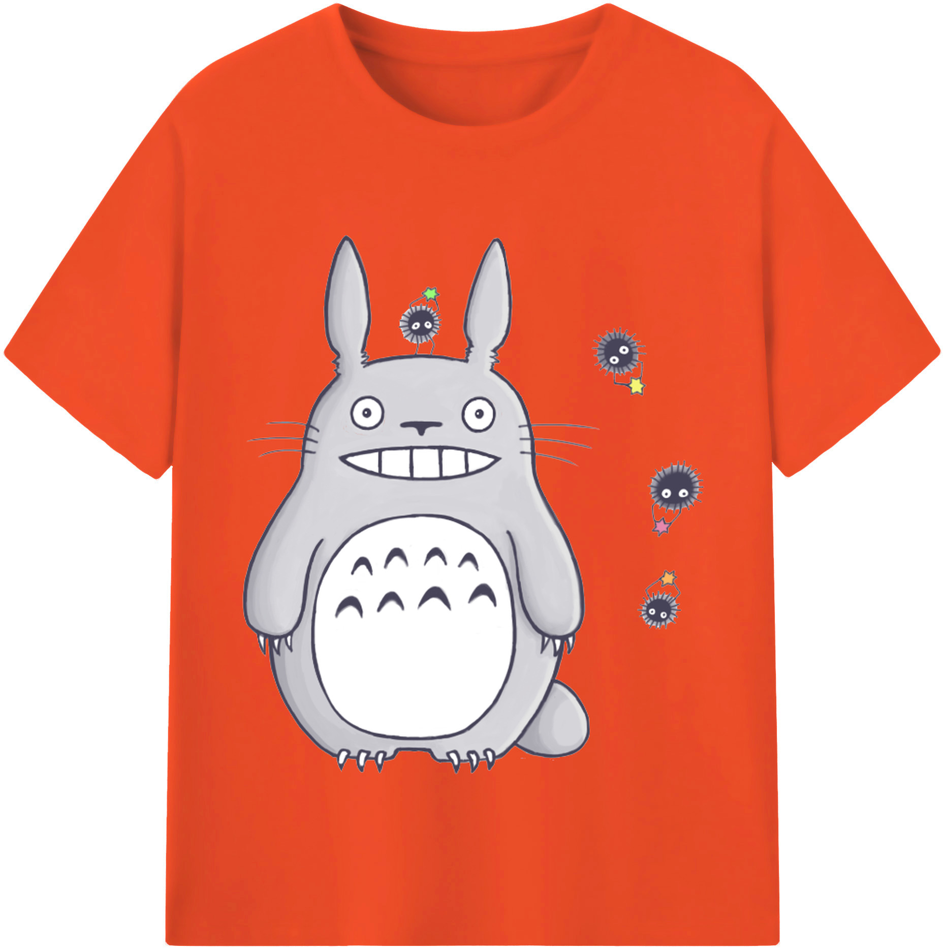 （画像用） となりのトトロ 草壁メイ 草壁サツキ My Neighbor Totoro Satsuki Kusakabe Mei Kusakabe 綿100％半袖Tシャツ（フロントプリント）