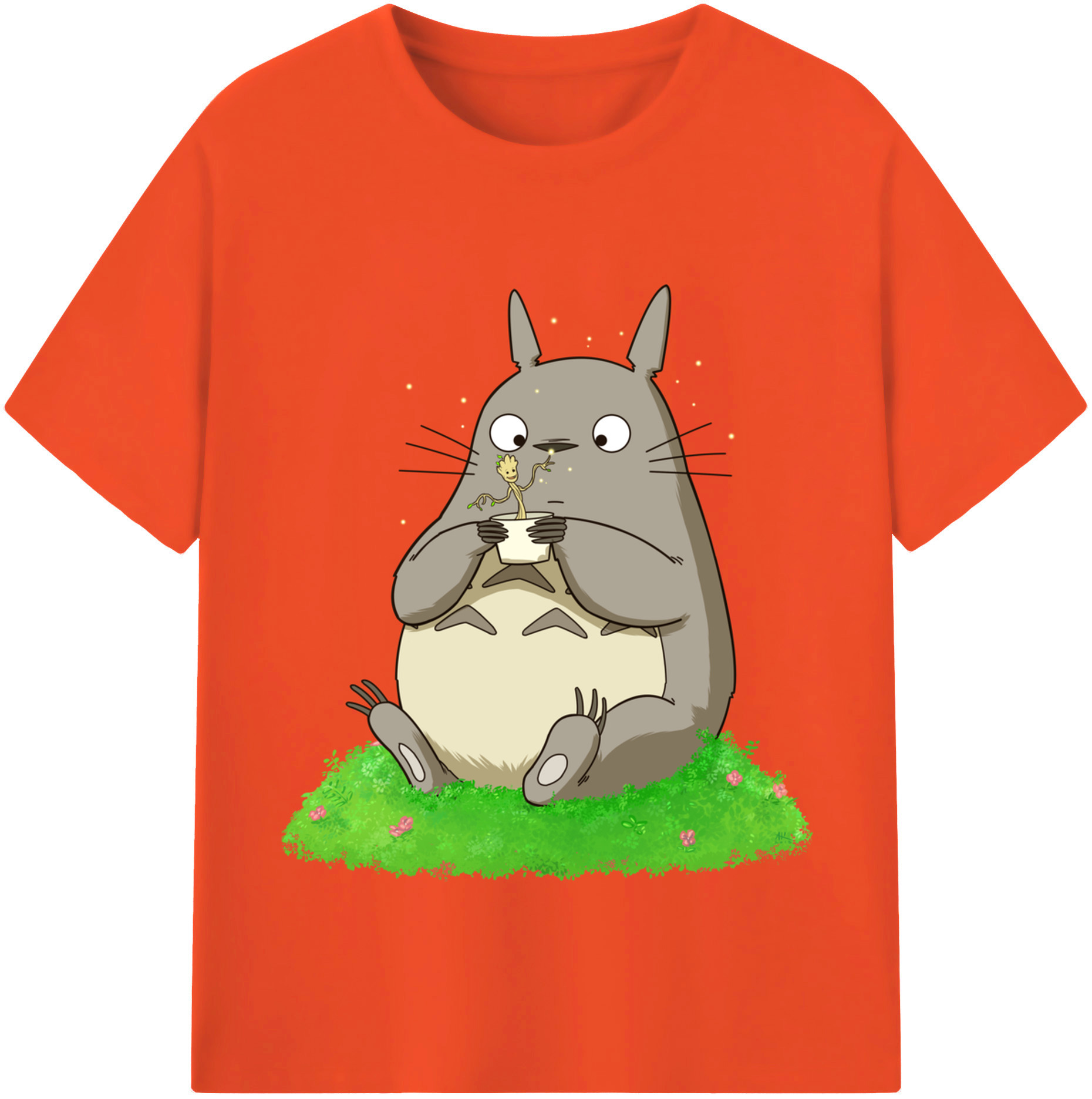 （画像用） となりのトトロ 草壁メイ 草壁サツキ My Neighbor Totoro Satsuki Kusakabe Mei Kusakabe 綿100％半袖Tシャツ（フロントプリント）