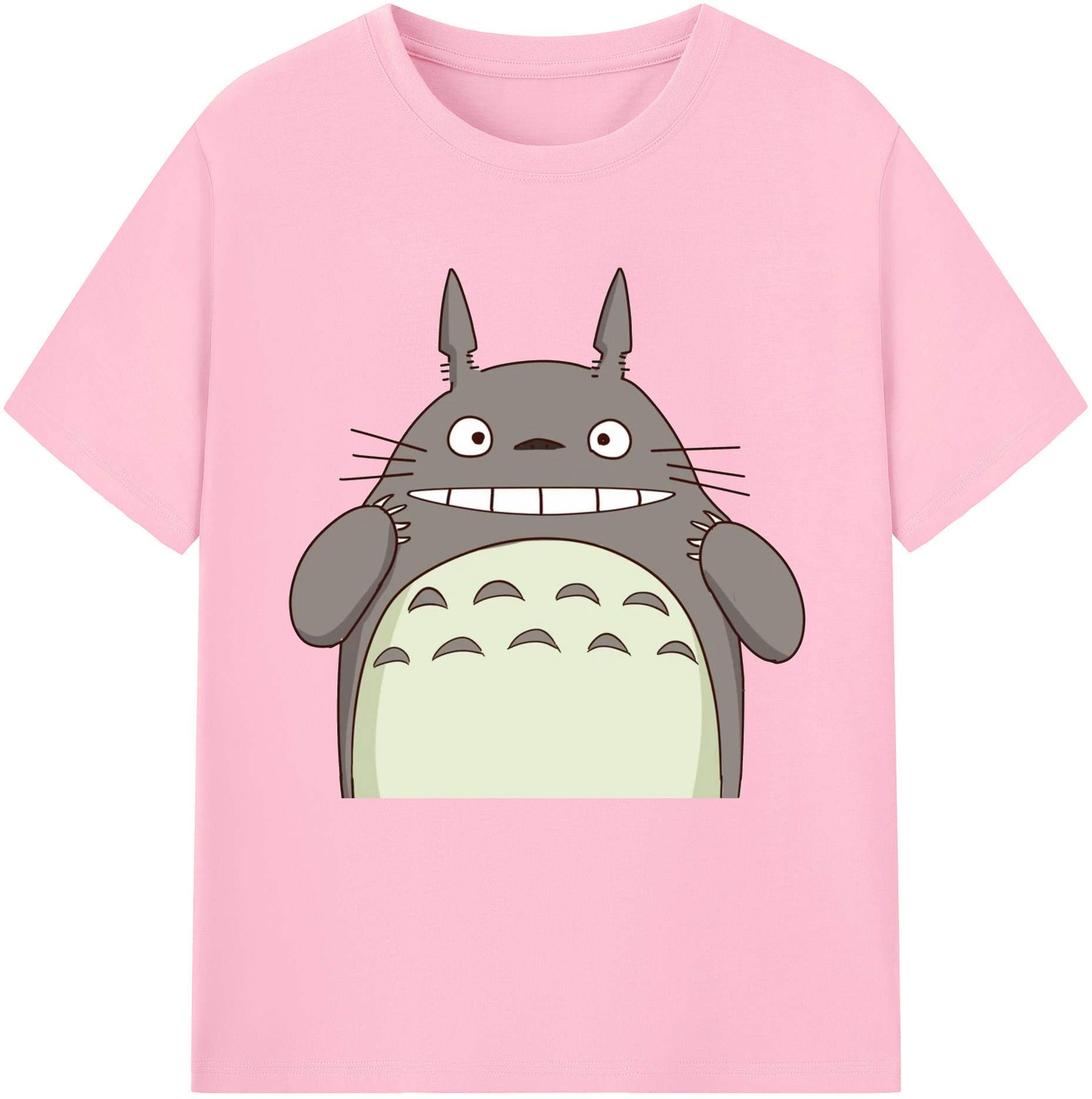 （画像用） となりのトトロ 草壁メイ 草壁サツキ My Neighbor Totoro Satsuki Kusakabe Mei Kusakabe 綿100％半袖Tシャツ（フロントプリント）