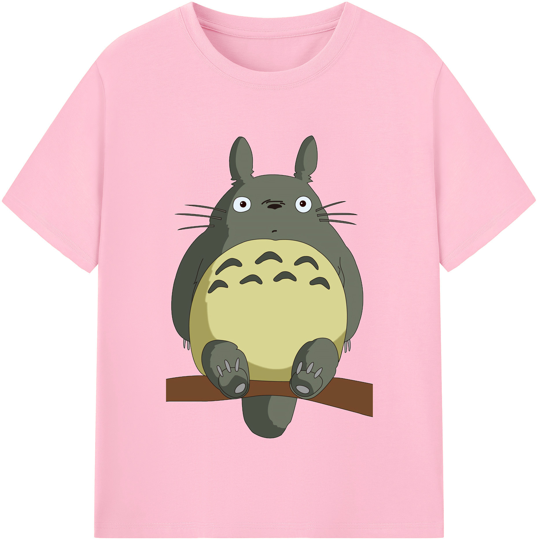 （画像用） となりのトトロ 草壁メイ 草壁サツキ My Neighbor Totoro Satsuki Kusakabe Mei Kusakabe 綿100％半袖Tシャツ（フロントプリント）