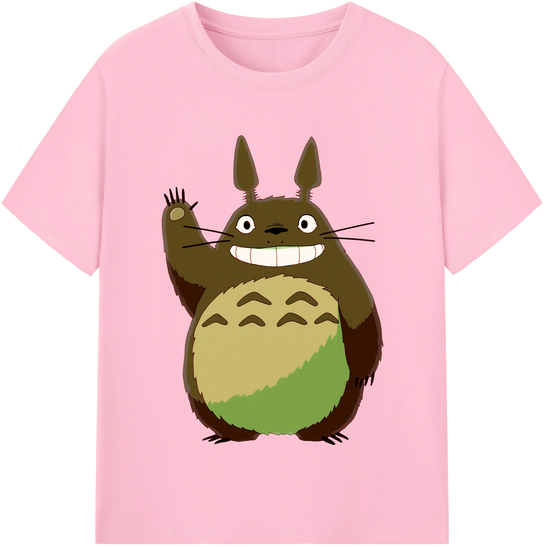 （画像用） となりのトトロ 草壁メイ 草壁サツキ My Neighbor Totoro Satsuki Kusakabe Mei Kusakabe 綿100％半袖Tシャツ（フロントプリント）