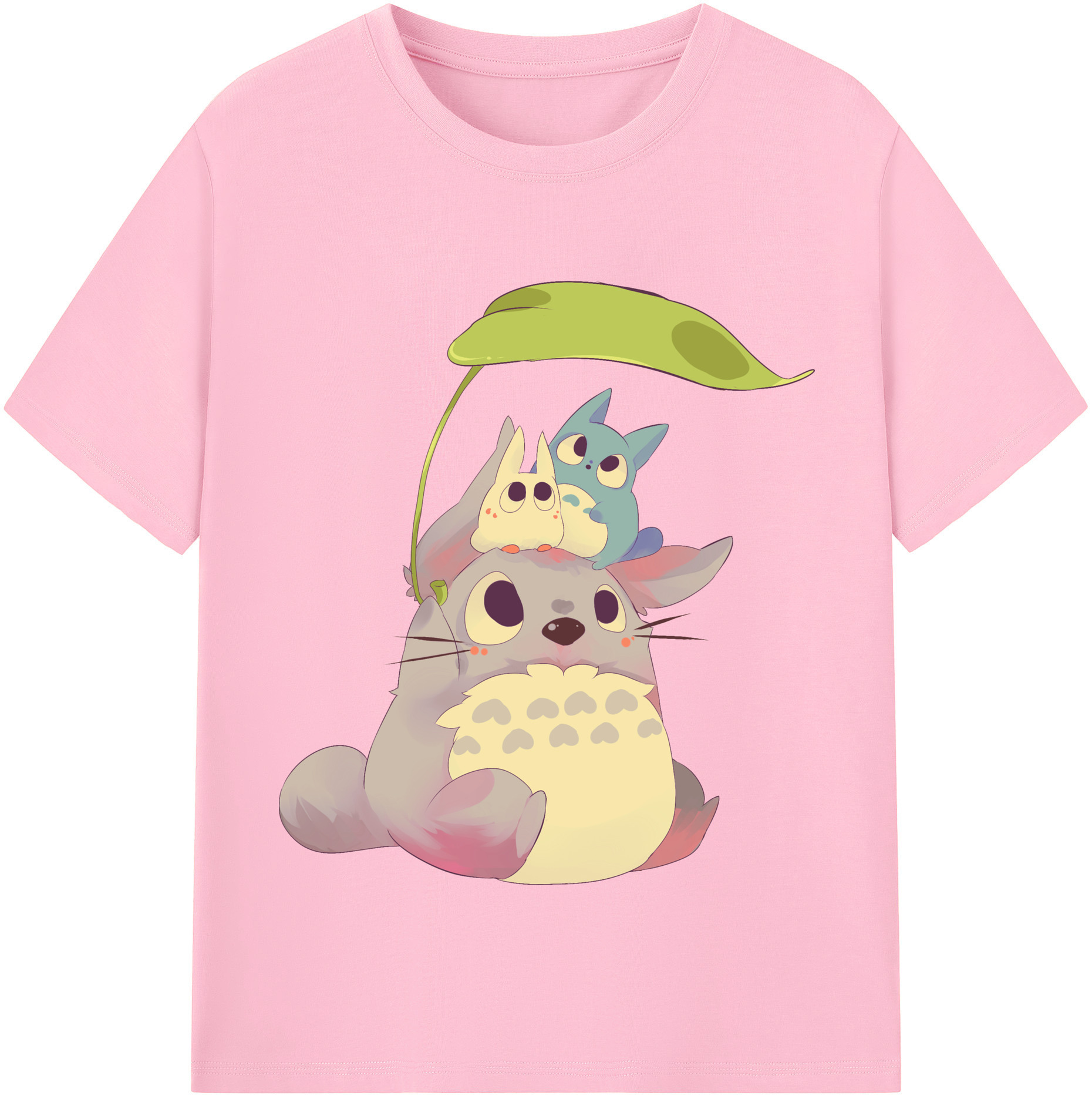 （画像用） となりのトトロ 草壁メイ 草壁サツキ My Neighbor Totoro Satsuki Kusakabe Mei Kusakabe 綿100％半袖Tシャツ（フロントプリント）
