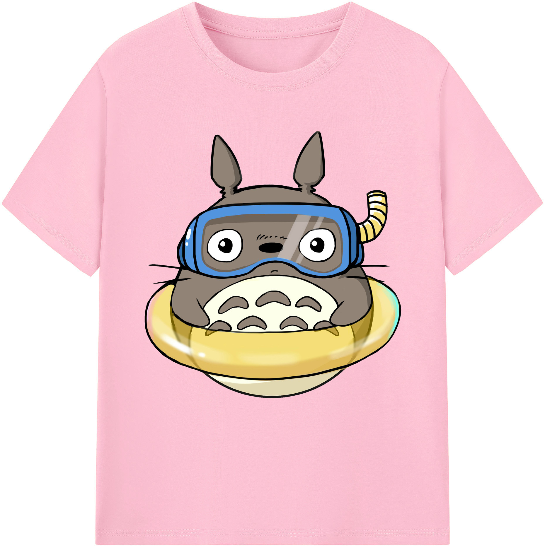 （画像用） となりのトトロ 草壁メイ 草壁サツキ My Neighbor Totoro Satsuki Kusakabe Mei Kusakabe 綿100％半袖Tシャツ（フロントプリント）