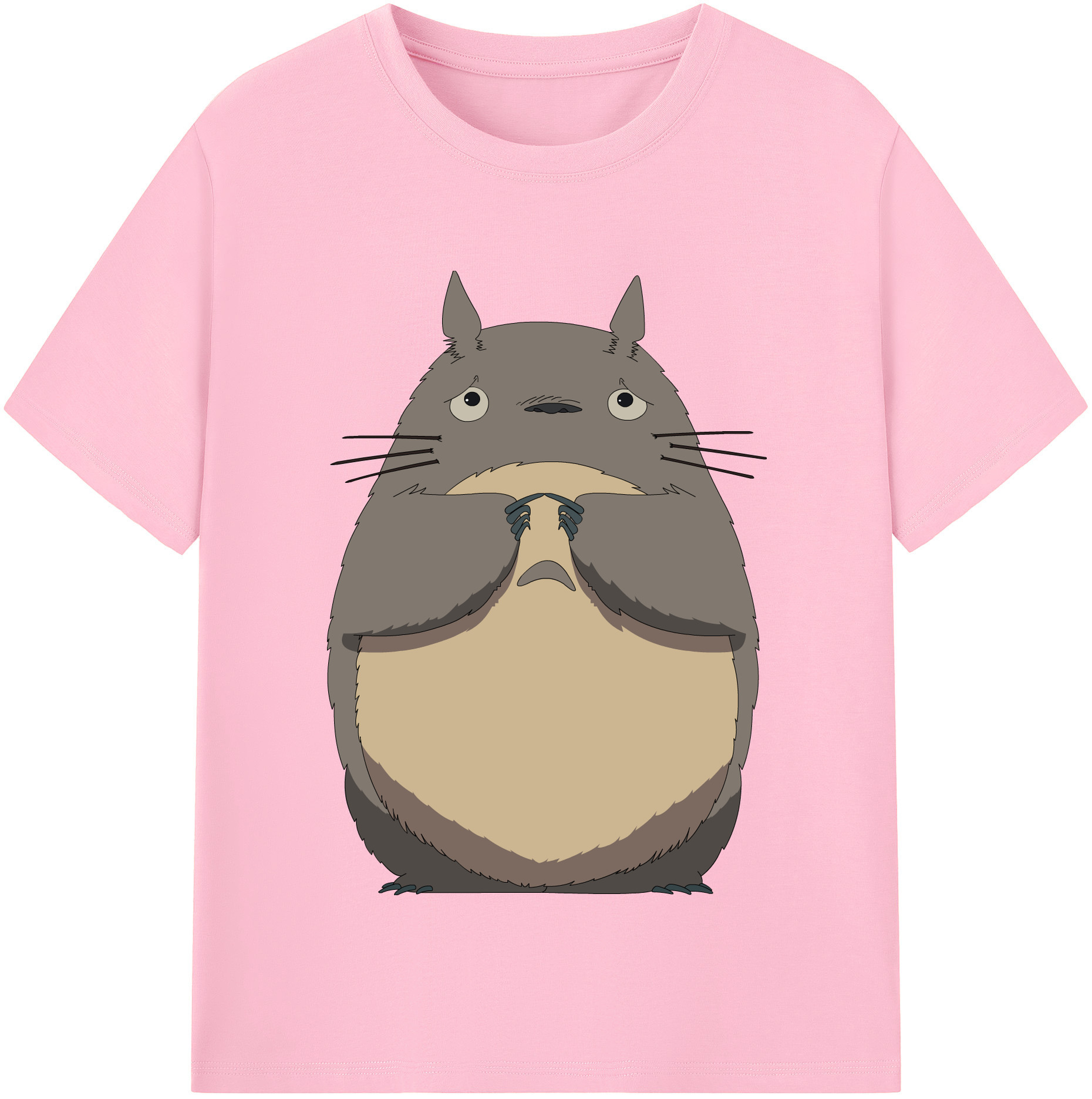 （画像用） となりのトトロ 草壁メイ 草壁サツキ My Neighbor Totoro Satsuki Kusakabe Mei Kusakabe 綿100％半袖Tシャツ（フロントプリント）