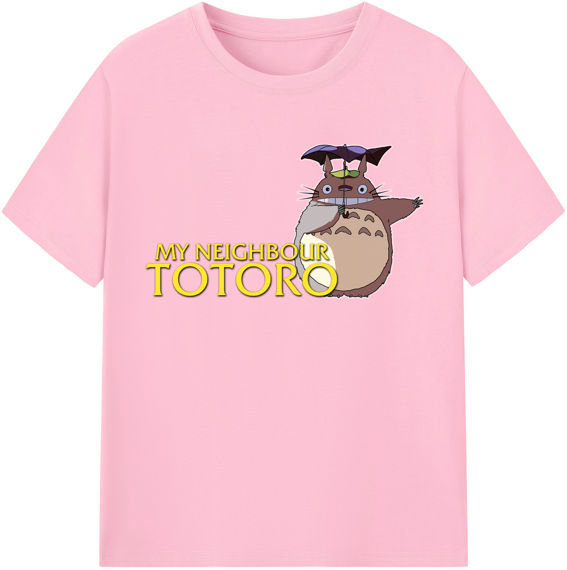 （画像用） となりのトトロ 草壁メイ 草壁サツキ My Neighbor Totoro Satsuki Kusakabe Mei Kusakabe 綿100％半袖Tシャツ（フロントプリント）
