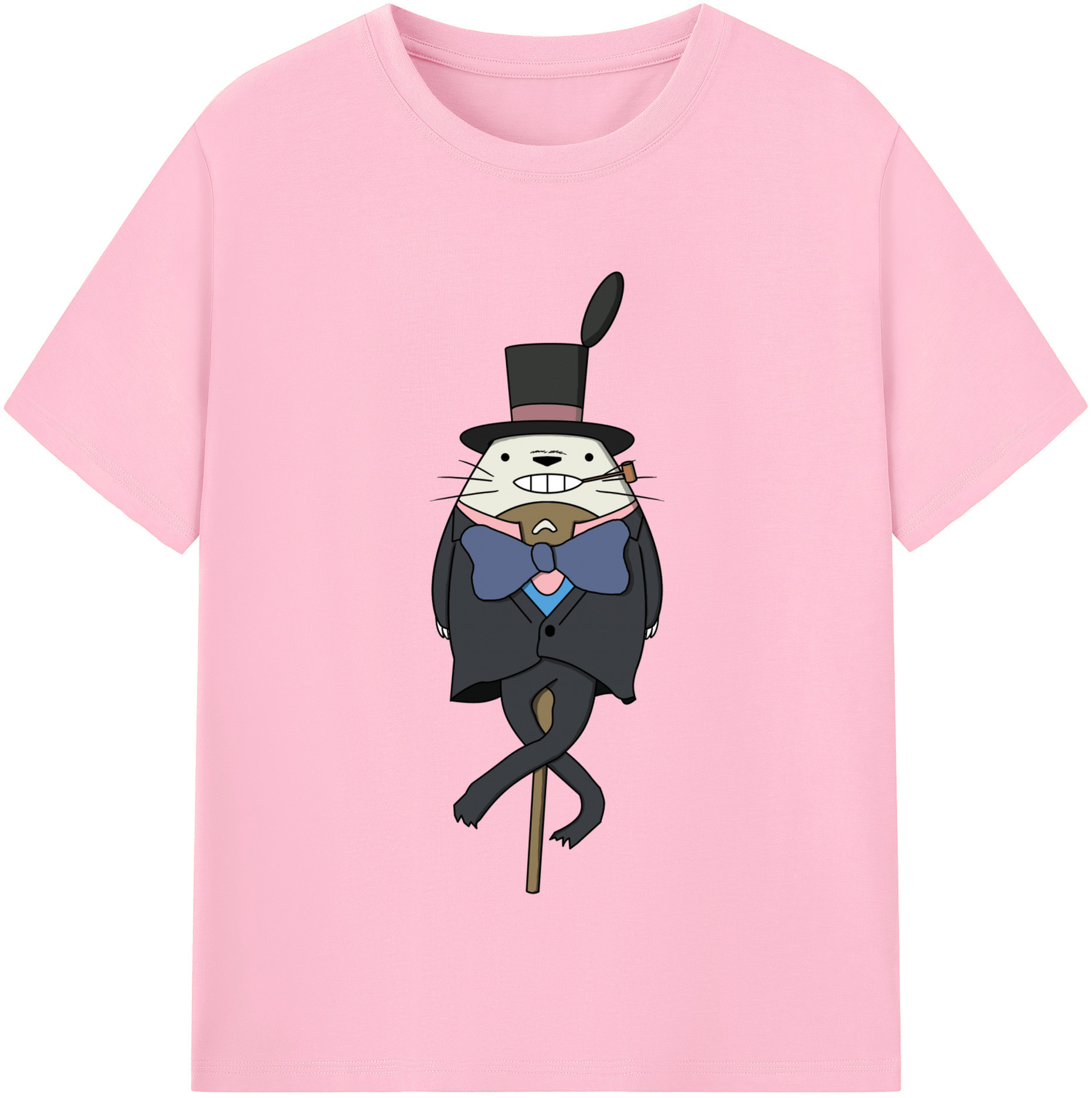 （画像用） となりのトトロ 草壁メイ 草壁サツキ My Neighbor Totoro Satsuki Kusakabe Mei Kusakabe 綿100％半袖Tシャツ（フロントプリント）