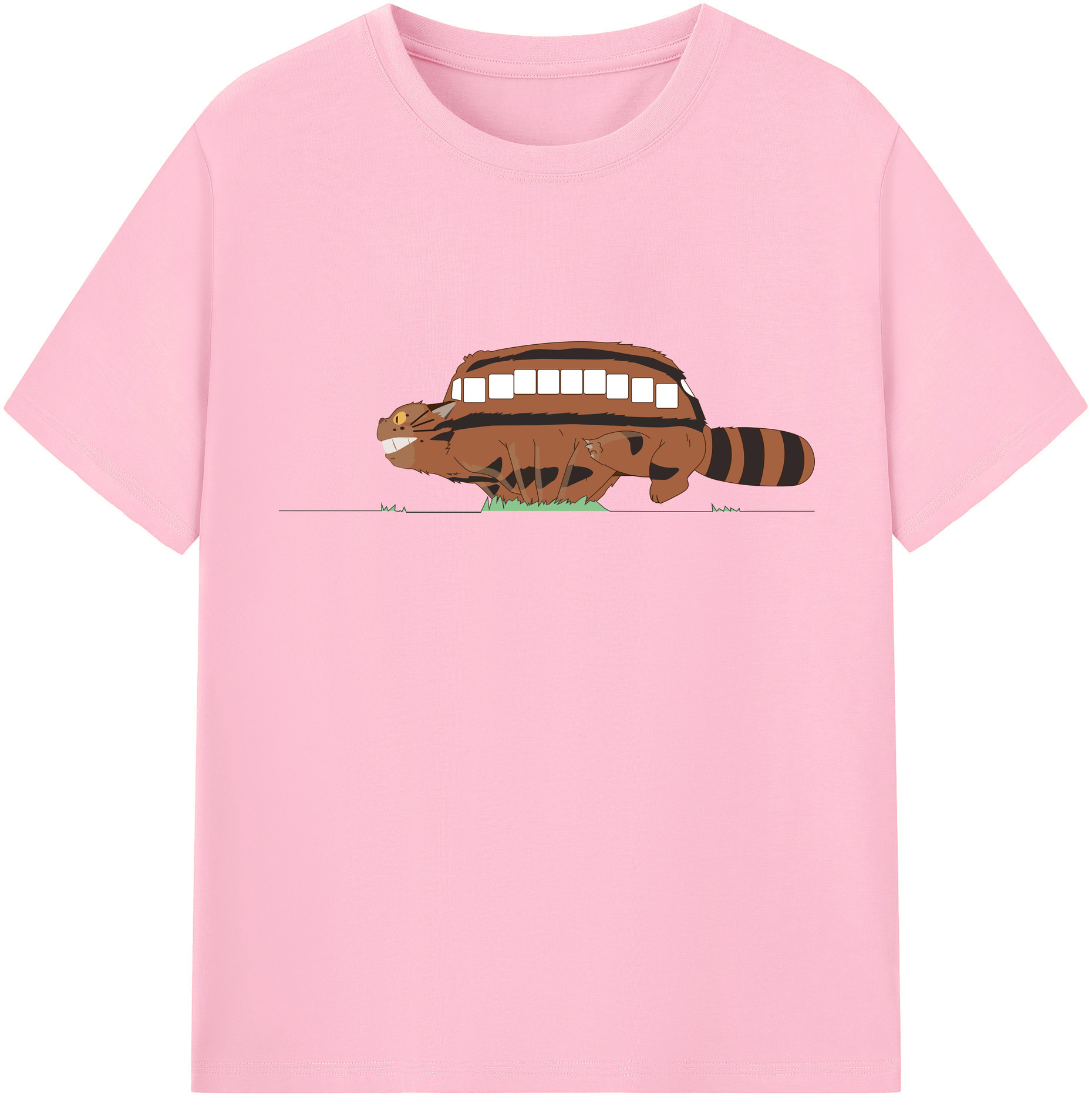 （画像用） となりのトトロ 草壁メイ 草壁サツキ My Neighbor Totoro Satsuki Kusakabe Mei Kusakabe 綿100％半袖Tシャツ（フロントプリント）