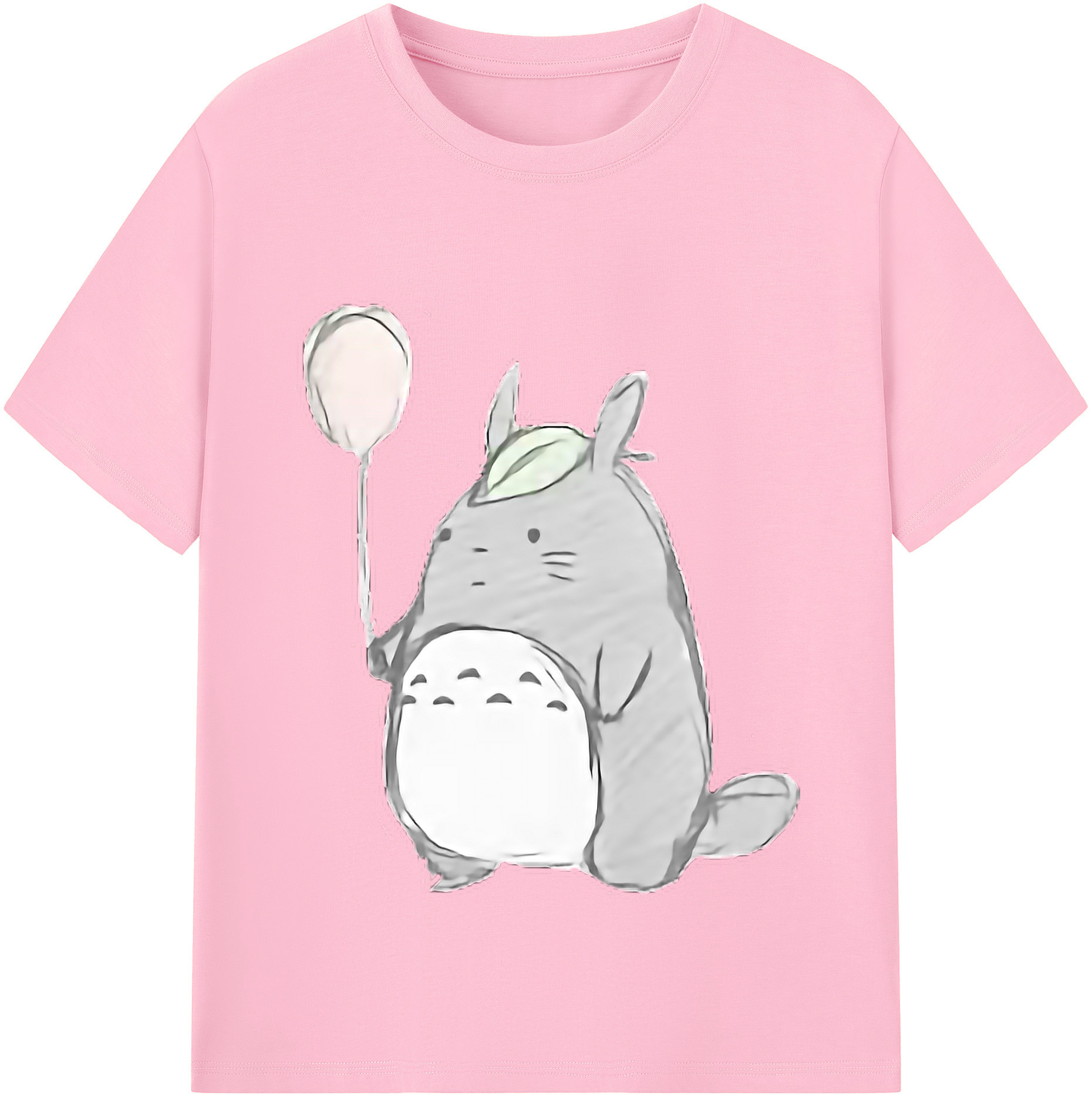 （画像用） となりのトトロ 草壁メイ 草壁サツキ My Neighbor Totoro Satsuki Kusakabe Mei Kusakabe 綿100％半袖Tシャツ（フロントプリント）