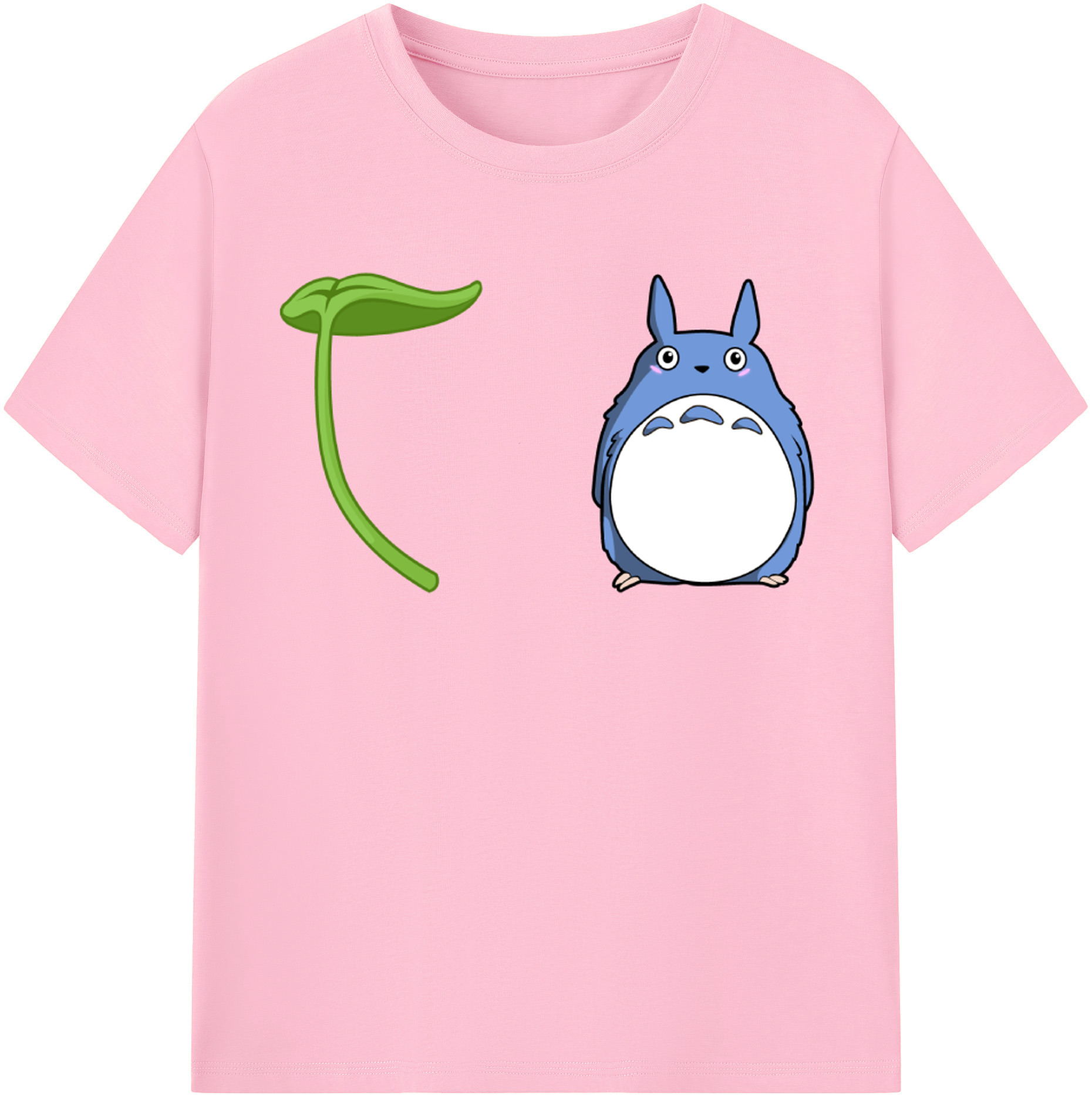 （画像用） となりのトトロ 草壁メイ 草壁サツキ My Neighbor Totoro Satsuki Kusakabe Mei Kusakabe 綿100％半袖Tシャツ（フロントプリント）