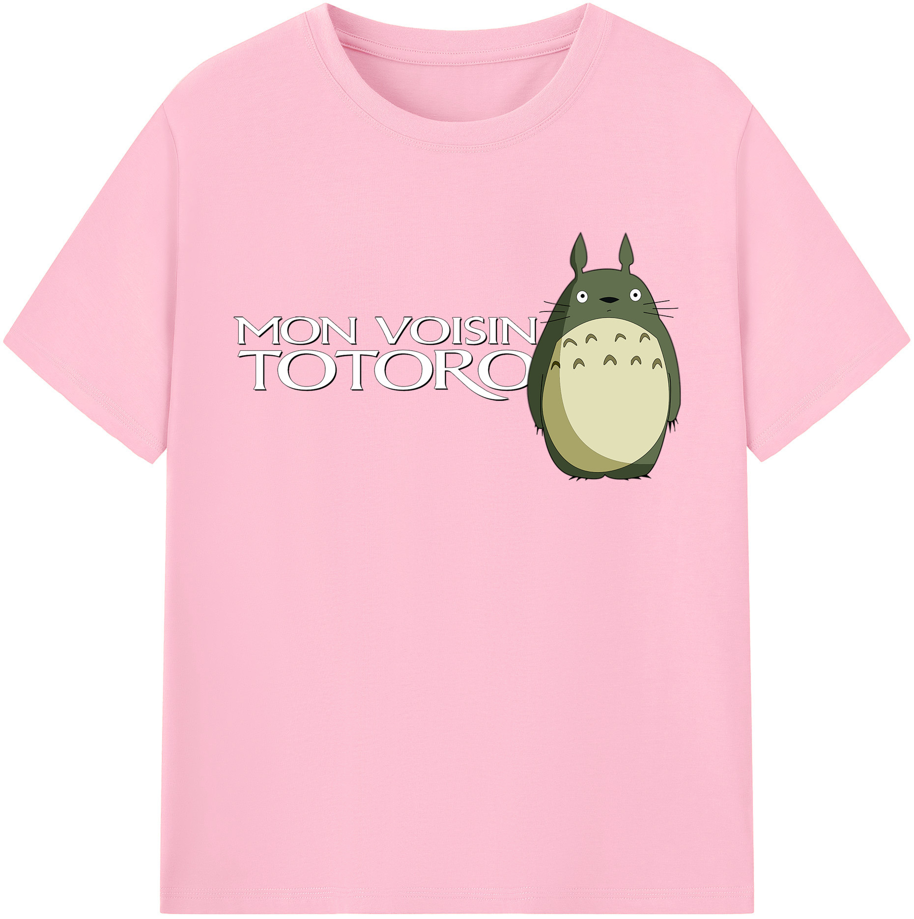 （画像用） となりのトトロ 草壁メイ 草壁サツキ My Neighbor Totoro Satsuki Kusakabe Mei Kusakabe 綿100％半袖Tシャツ（フロントプリント）