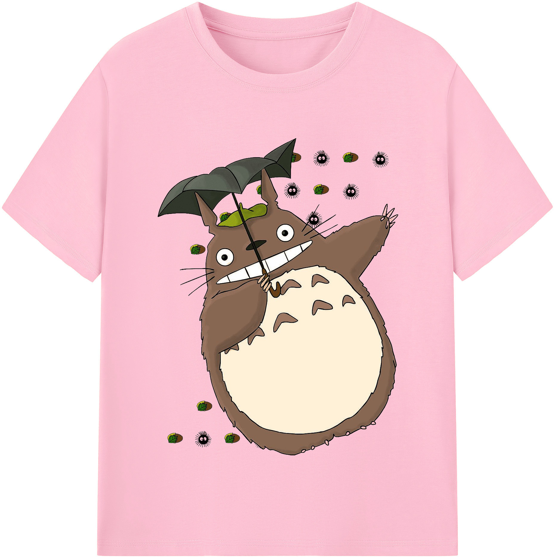 （画像用） となりのトトロ 草壁メイ 草壁サツキ My Neighbor Totoro Satsuki Kusakabe Mei Kusakabe 綿100％半袖Tシャツ（フロントプリント）