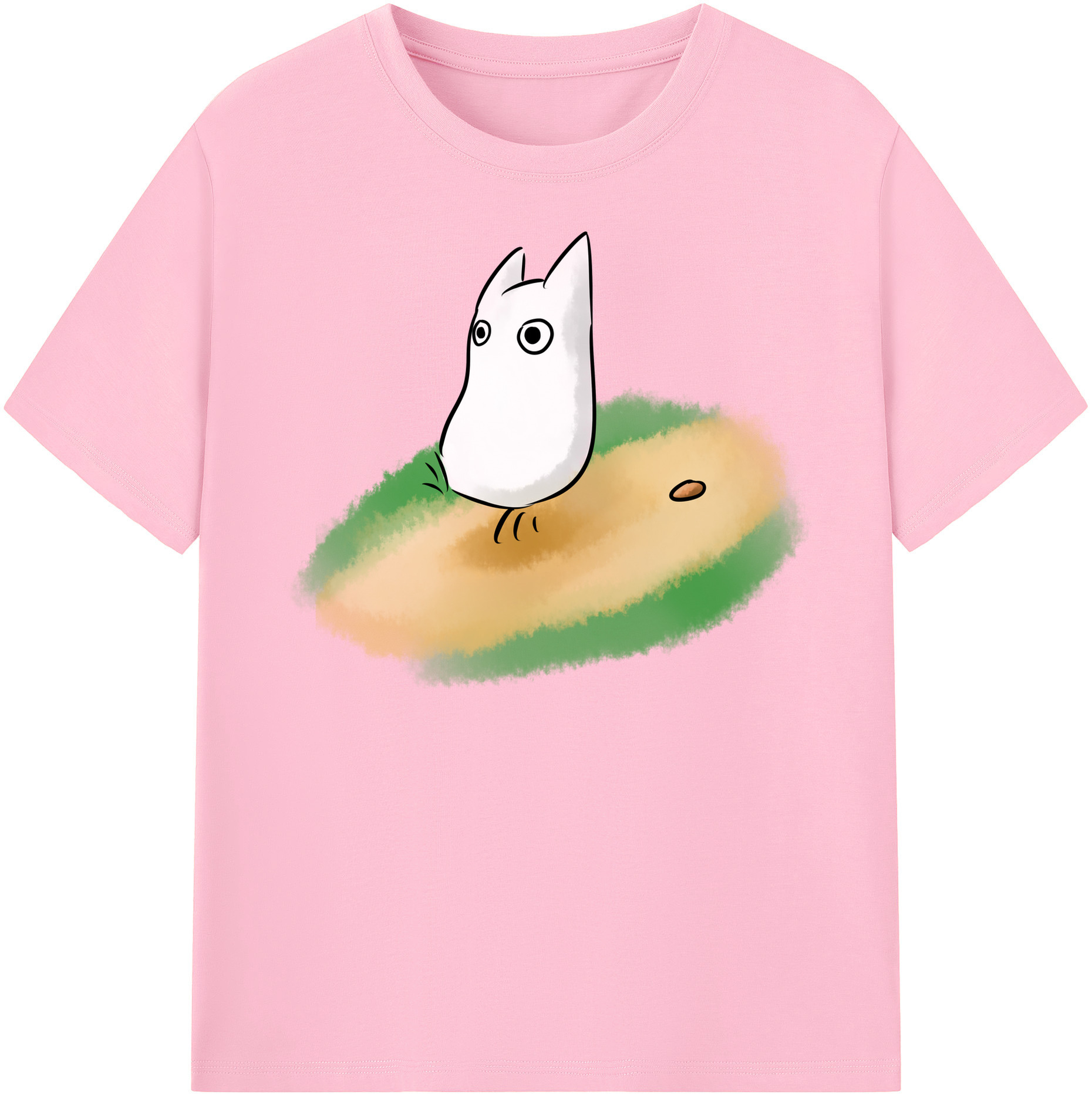 （画像用） となりのトトロ 草壁メイ 草壁サツキ My Neighbor Totoro Satsuki Kusakabe Mei Kusakabe 綿100％半袖Tシャツ（フロントプリント）