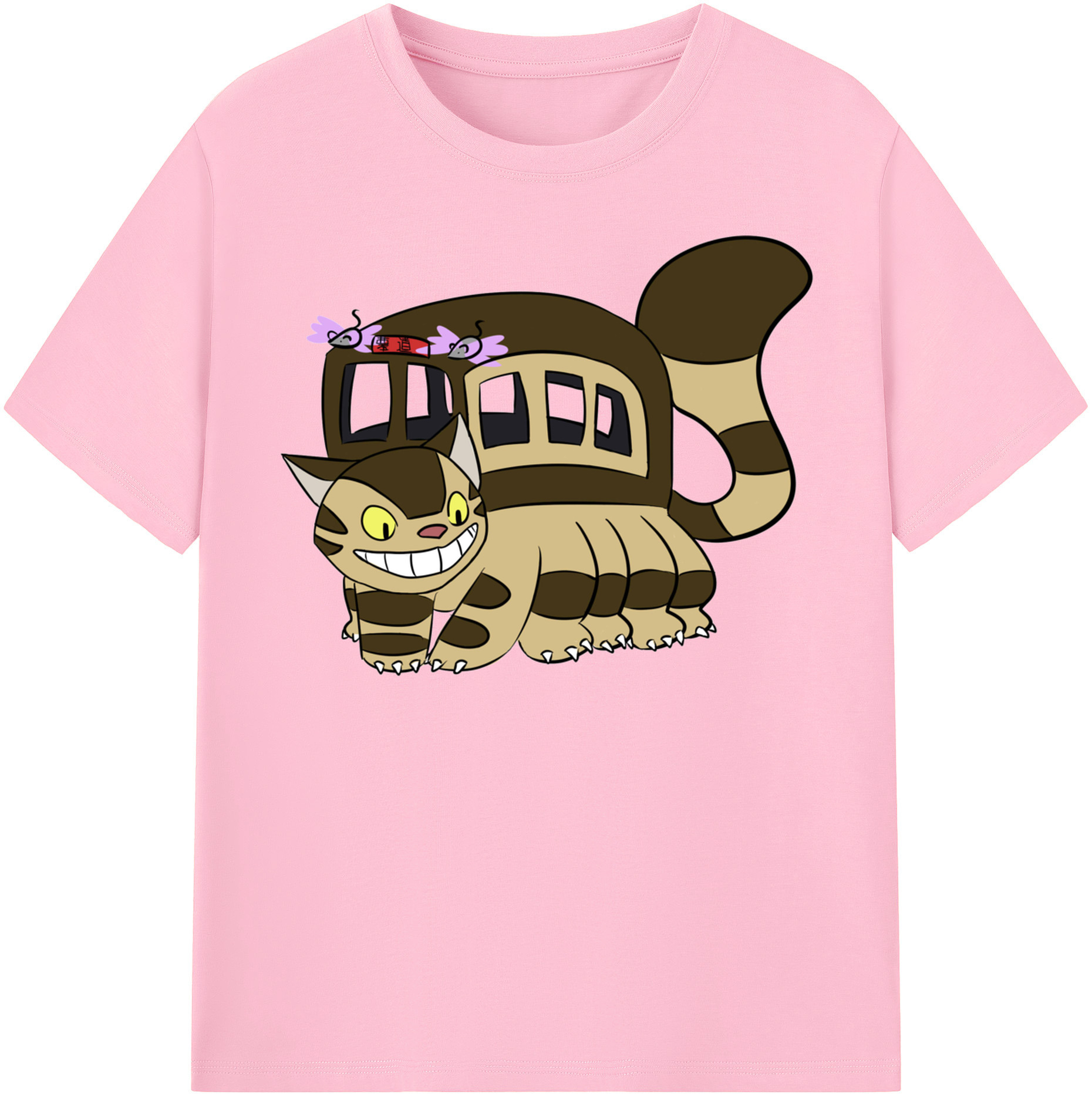 （画像用） となりのトトロ 草壁メイ 草壁サツキ My Neighbor Totoro Satsuki Kusakabe Mei Kusakabe 綿100％半袖Tシャツ（フロントプリント）