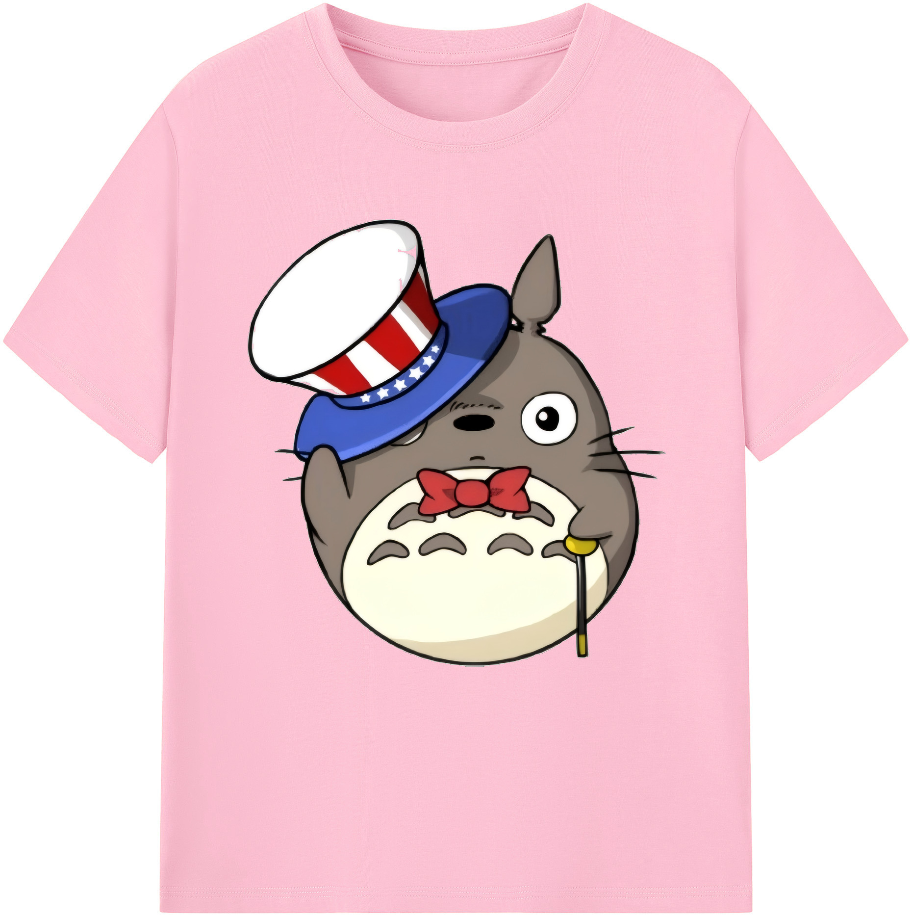（画像用） となりのトトロ 草壁メイ 草壁サツキ My Neighbor Totoro Satsuki Kusakabe Mei Kusakabe 綿100％半袖Tシャツ（フロントプリント）