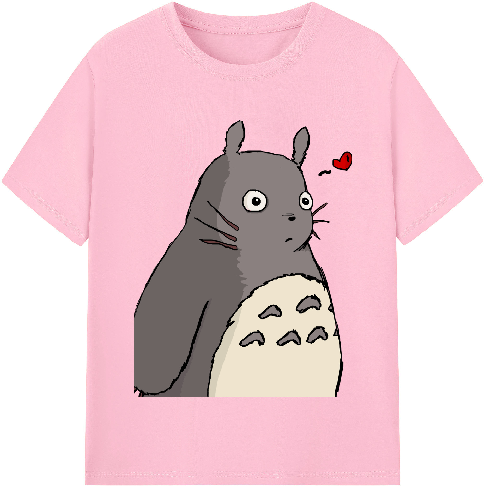 （画像用） となりのトトロ 草壁メイ 草壁サツキ My Neighbor Totoro Satsuki Kusakabe Mei Kusakabe 綿100％半袖Tシャツ（フロントプリント）
