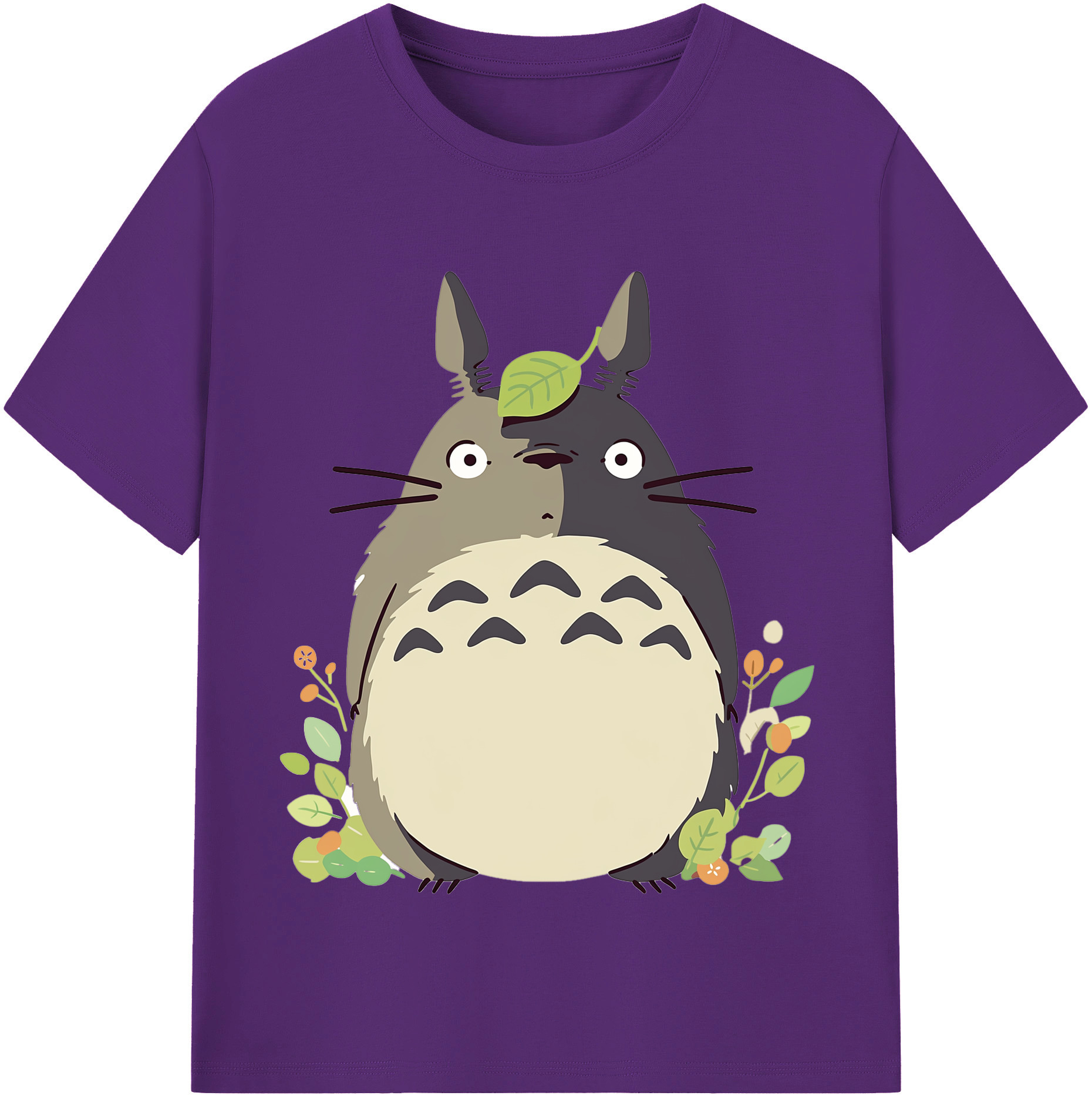 （画像用） となりのトトロ 草壁メイ 草壁サツキ My Neighbor Totoro Satsuki Kusakabe Mei Kusakabe 綿100％半袖Tシャツ（フロントプリント）