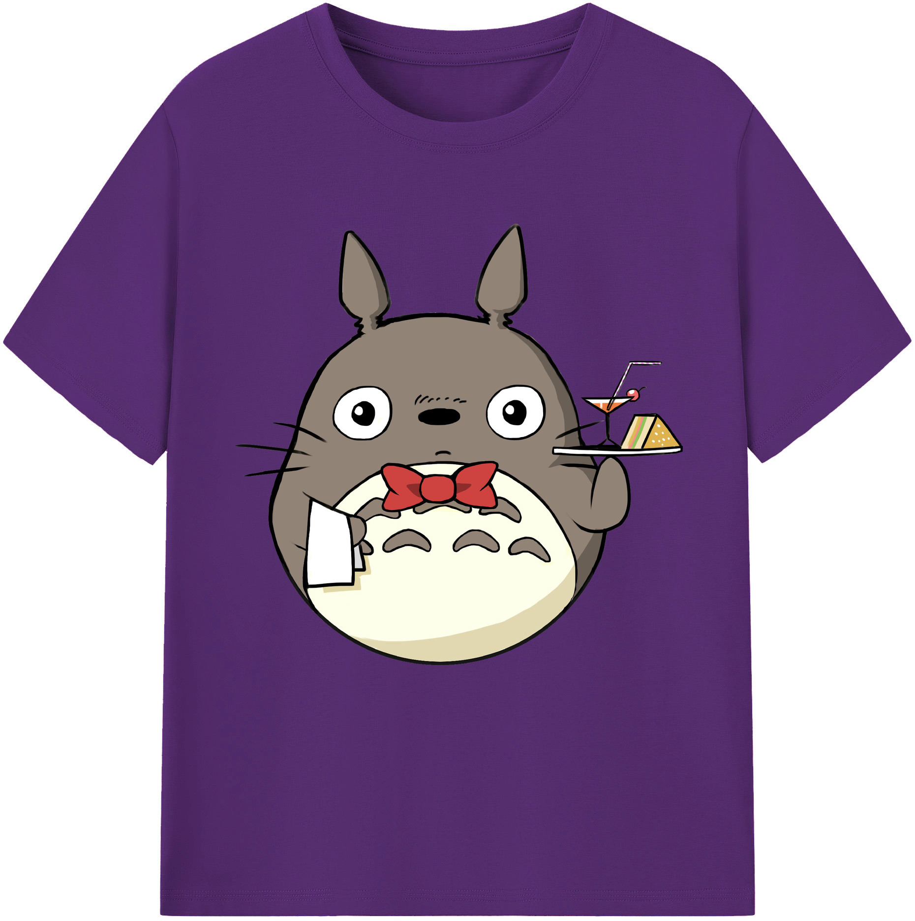 （画像用） となりのトトロ 草壁メイ 草壁サツキ My Neighbor Totoro Satsuki Kusakabe Mei Kusakabe 綿100％半袖Tシャツ（フロントプリント）