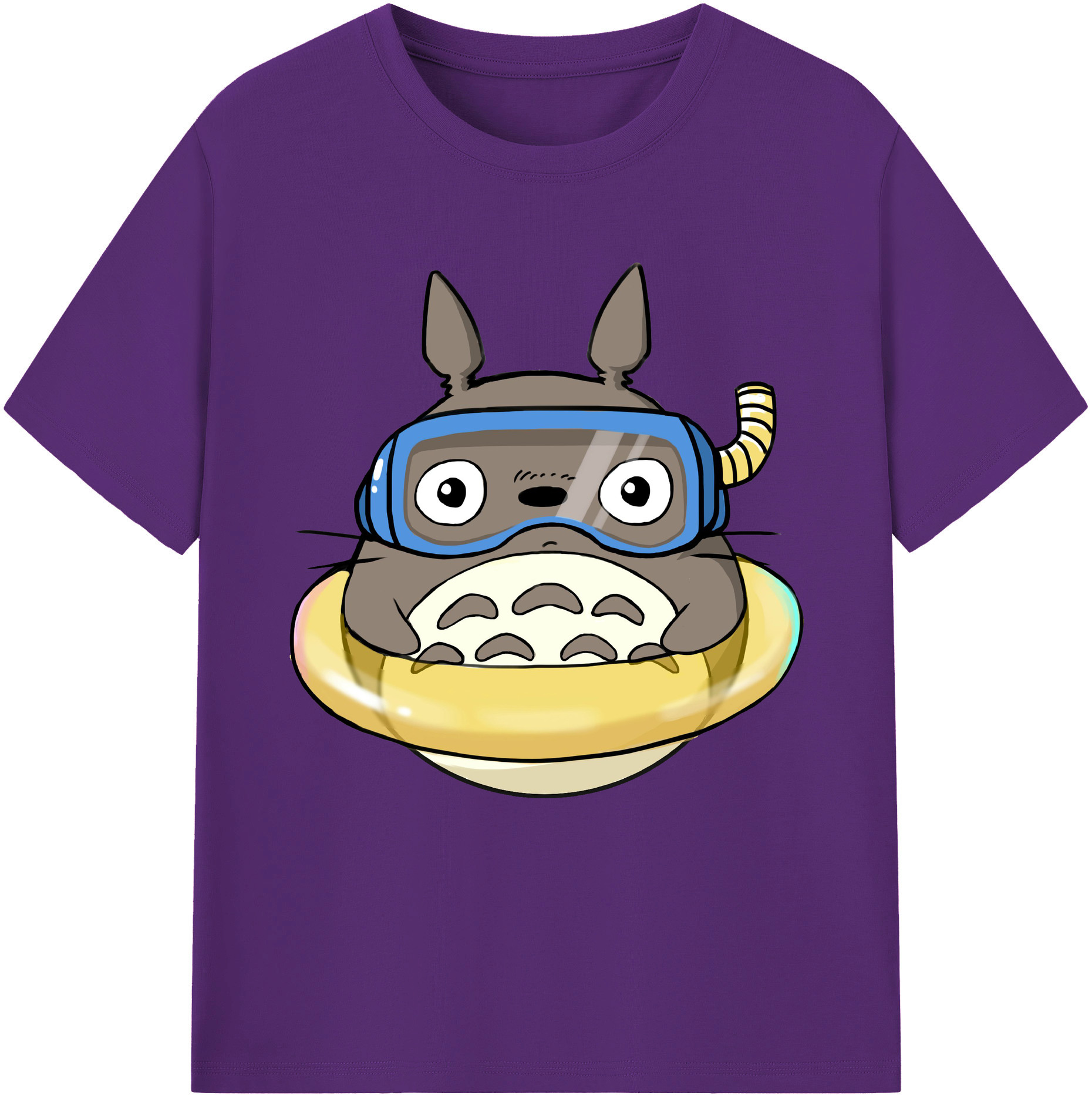 （画像用） となりのトトロ 草壁メイ 草壁サツキ My Neighbor Totoro Satsuki Kusakabe Mei Kusakabe 綿100％半袖Tシャツ（フロントプリント）