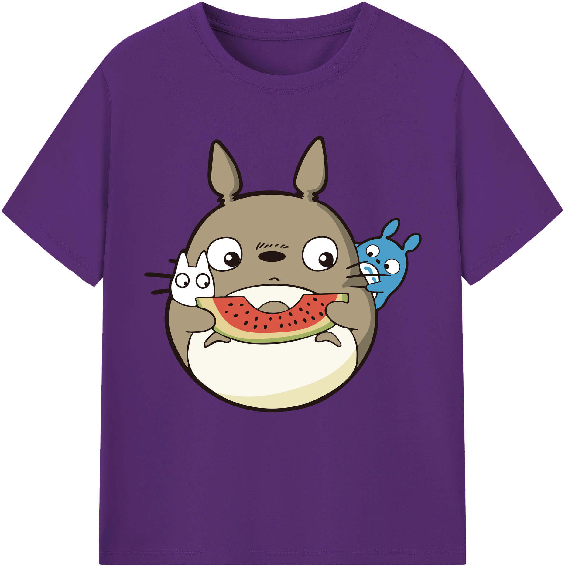 （画像用） となりのトトロ 草壁メイ 草壁サツキ My Neighbor Totoro Satsuki Kusakabe Mei Kusakabe 綿100％半袖Tシャツ（フロントプリント）