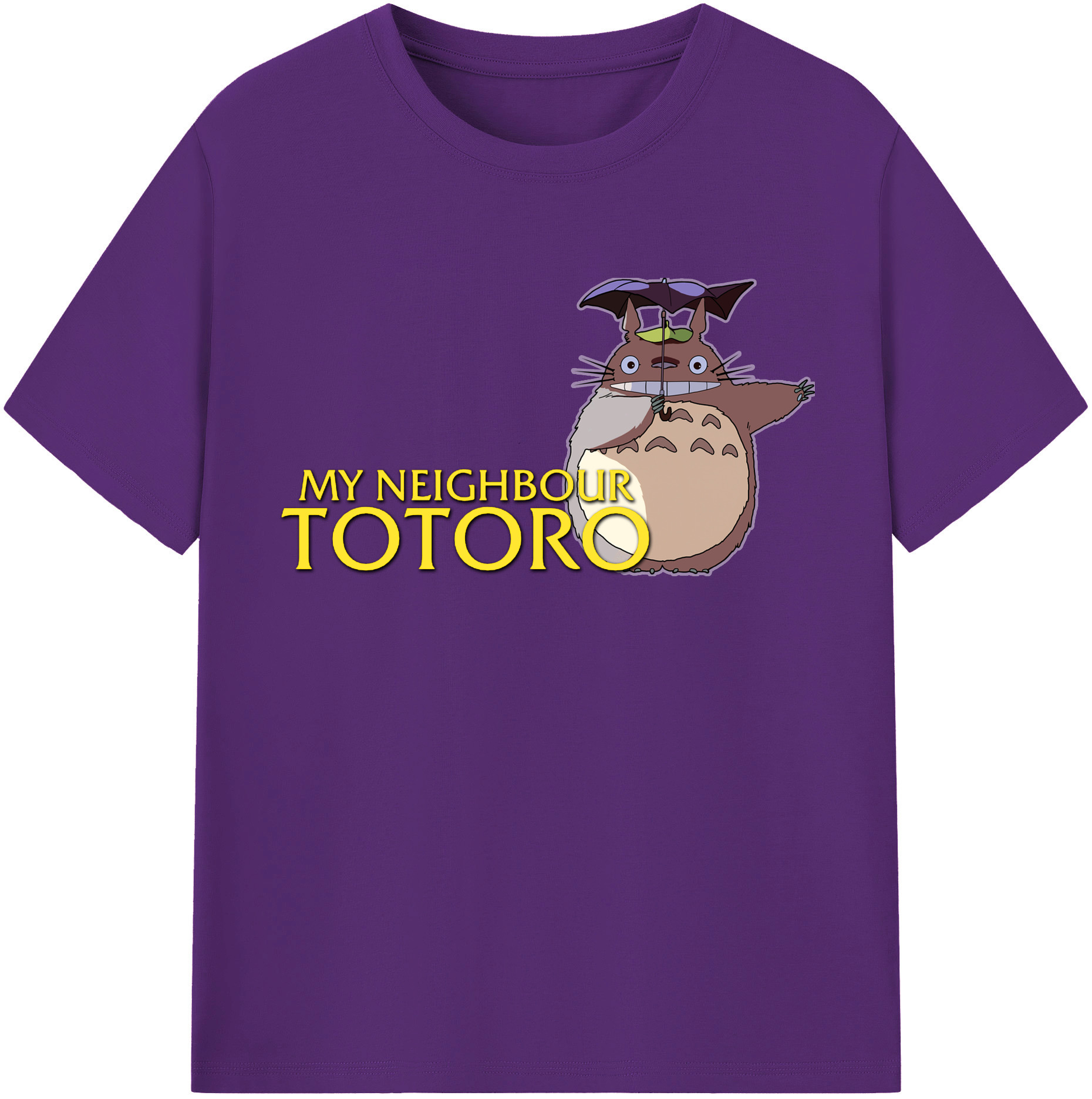 （画像用） となりのトトロ 草壁メイ 草壁サツキ My Neighbor Totoro Satsuki Kusakabe Mei Kusakabe 綿100％半袖Tシャツ（フロントプリント）