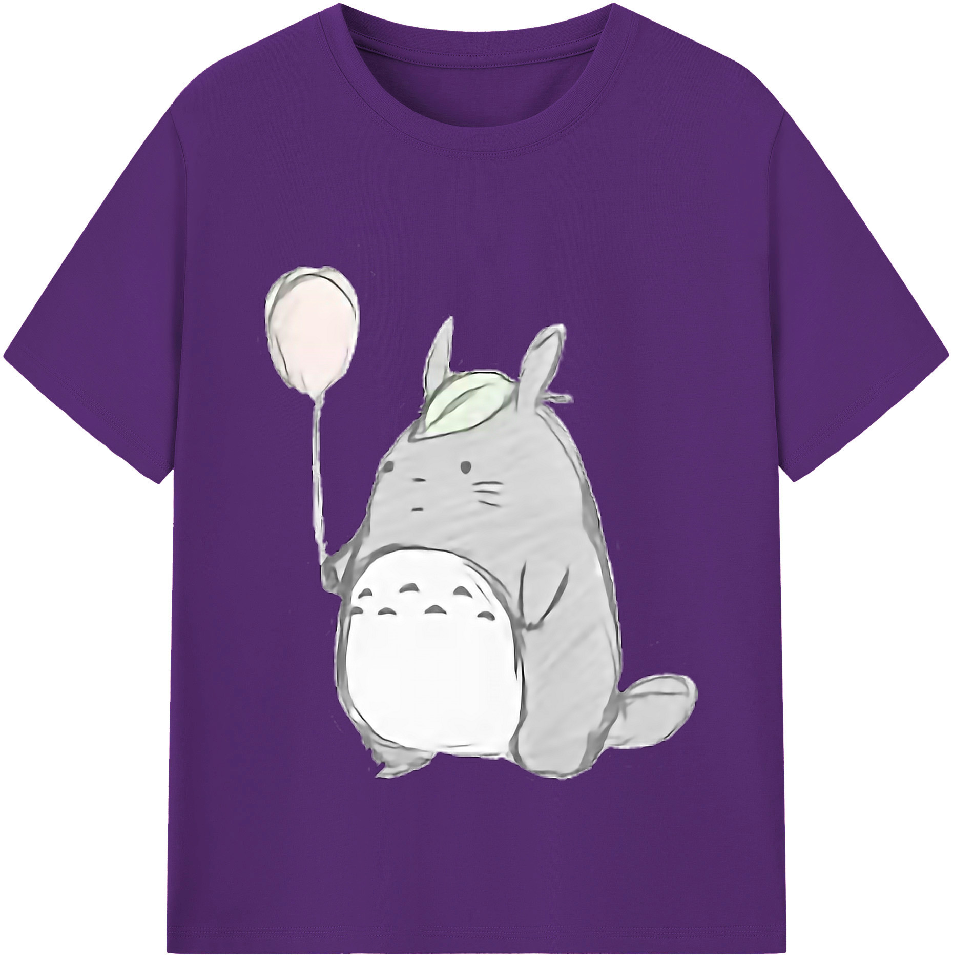（画像用） となりのトトロ 草壁メイ 草壁サツキ My Neighbor Totoro Satsuki Kusakabe Mei Kusakabe 綿100％半袖Tシャツ（フロントプリント）