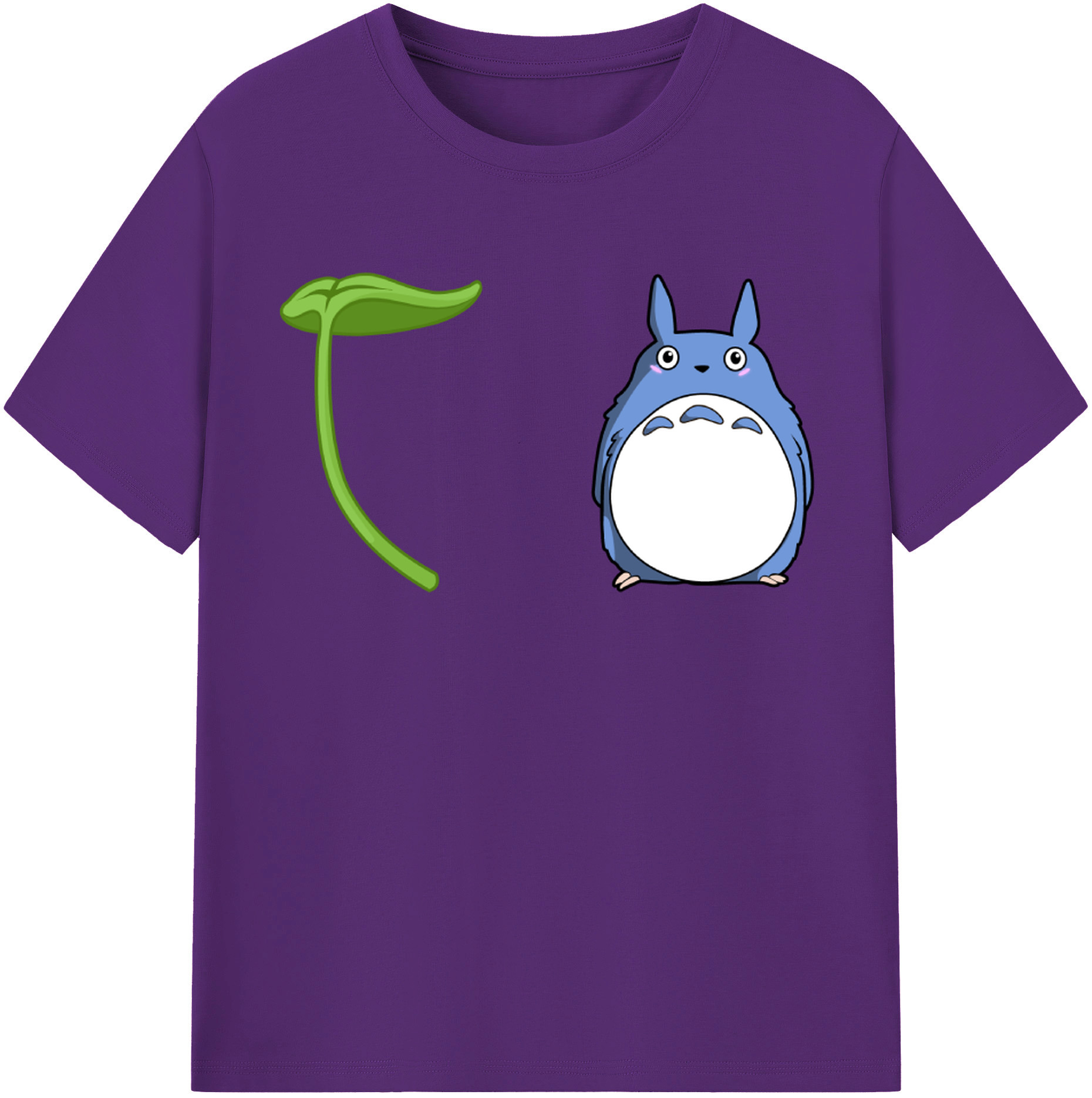 （画像用） となりのトトロ 草壁メイ 草壁サツキ My Neighbor Totoro Satsuki Kusakabe Mei Kusakabe 綿100％半袖Tシャツ（フロントプリント）