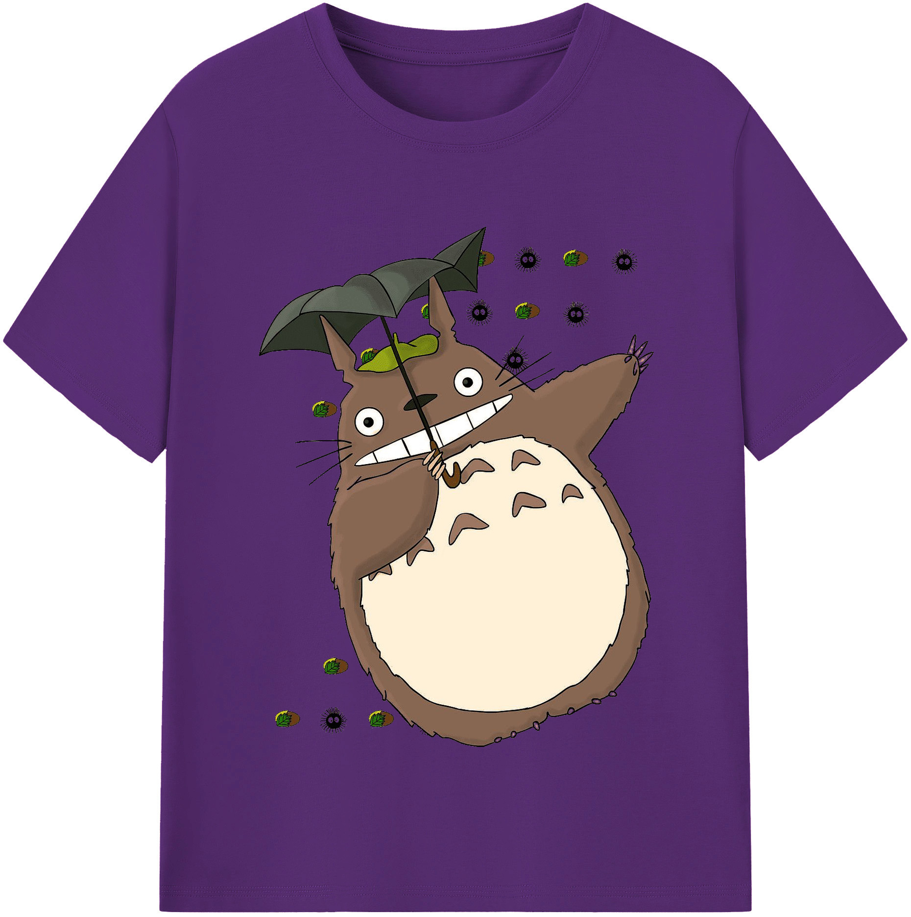 （画像用） となりのトトロ 草壁メイ 草壁サツキ My Neighbor Totoro Satsuki Kusakabe Mei Kusakabe 綿100％半袖Tシャツ（フロントプリント）