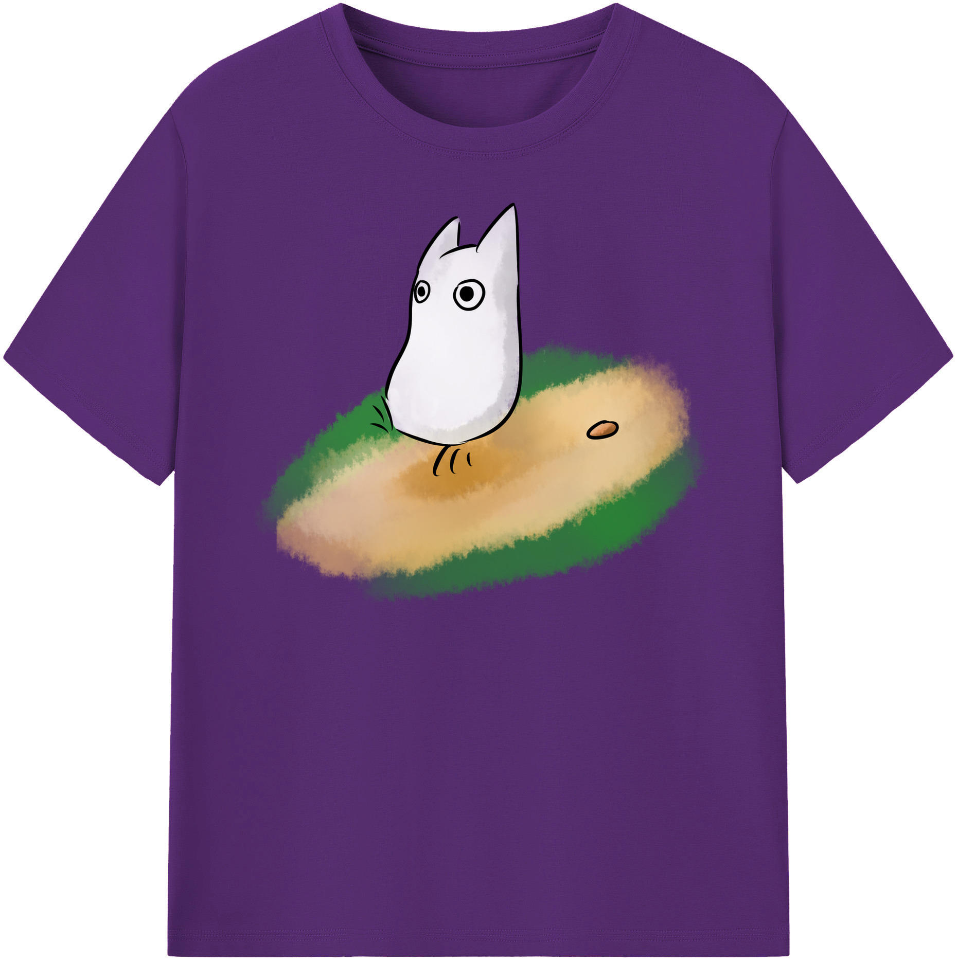 （画像用） となりのトトロ 草壁メイ 草壁サツキ My Neighbor Totoro Satsuki Kusakabe Mei Kusakabe 綿100％半袖Tシャツ（フロントプリント）