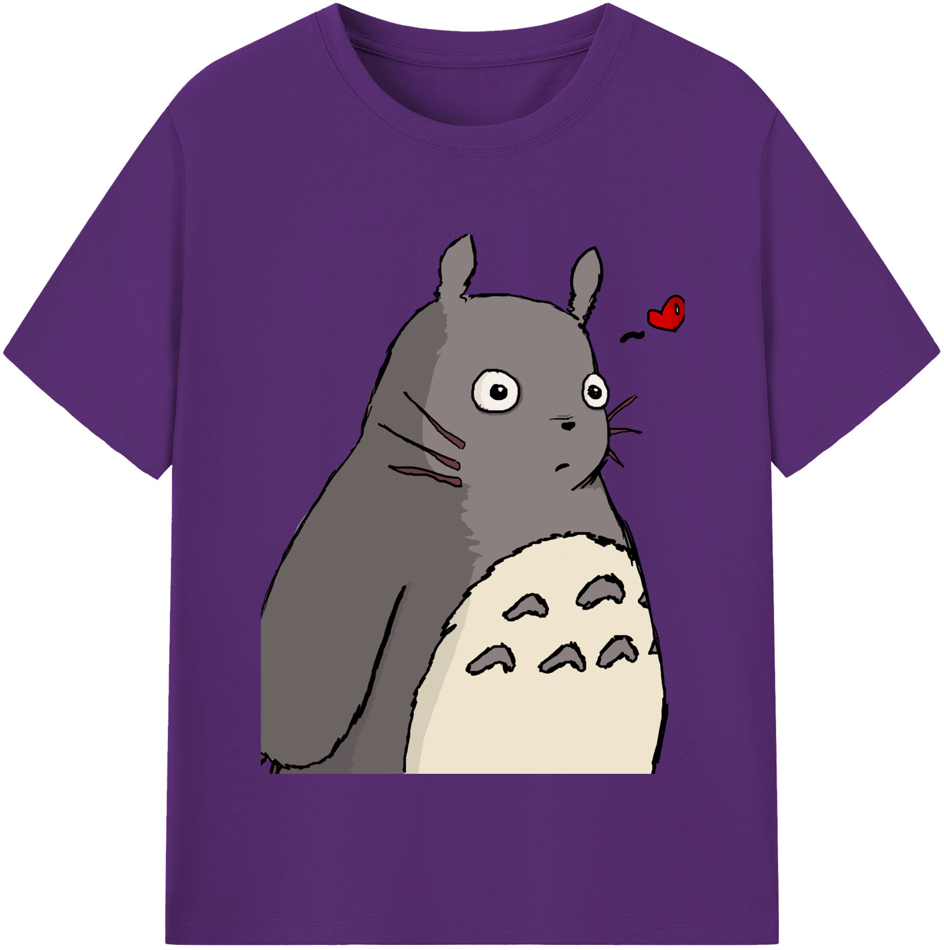 （画像用） となりのトトロ 草壁メイ 草壁サツキ My Neighbor Totoro Satsuki Kusakabe Mei Kusakabe 綿100％半袖Tシャツ（フロントプリント）