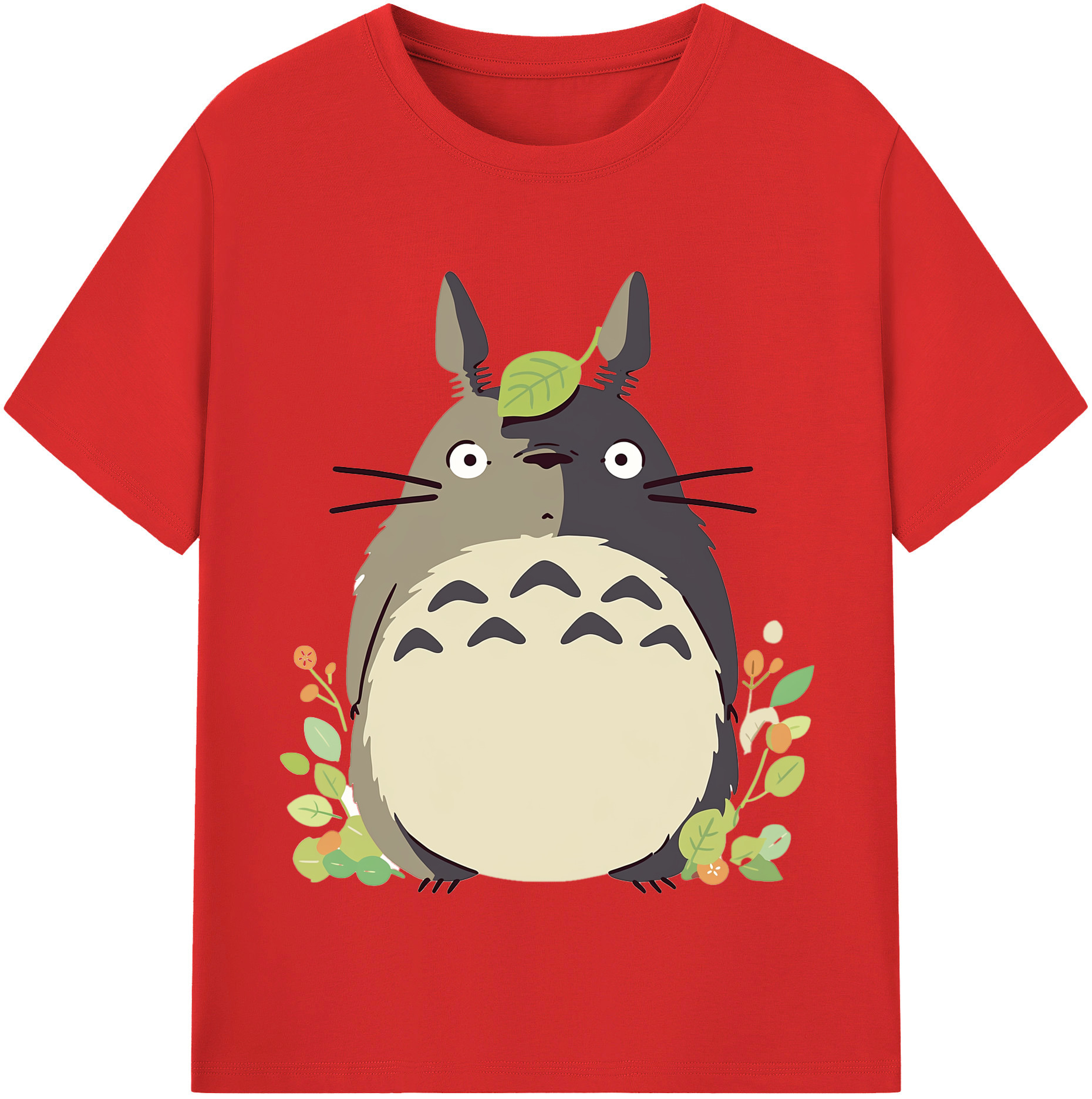 （画像用） となりのトトロ 草壁メイ 草壁サツキ My Neighbor Totoro Satsuki Kusakabe Mei Kusakabe 綿100％半袖Tシャツ（フロントプリント）