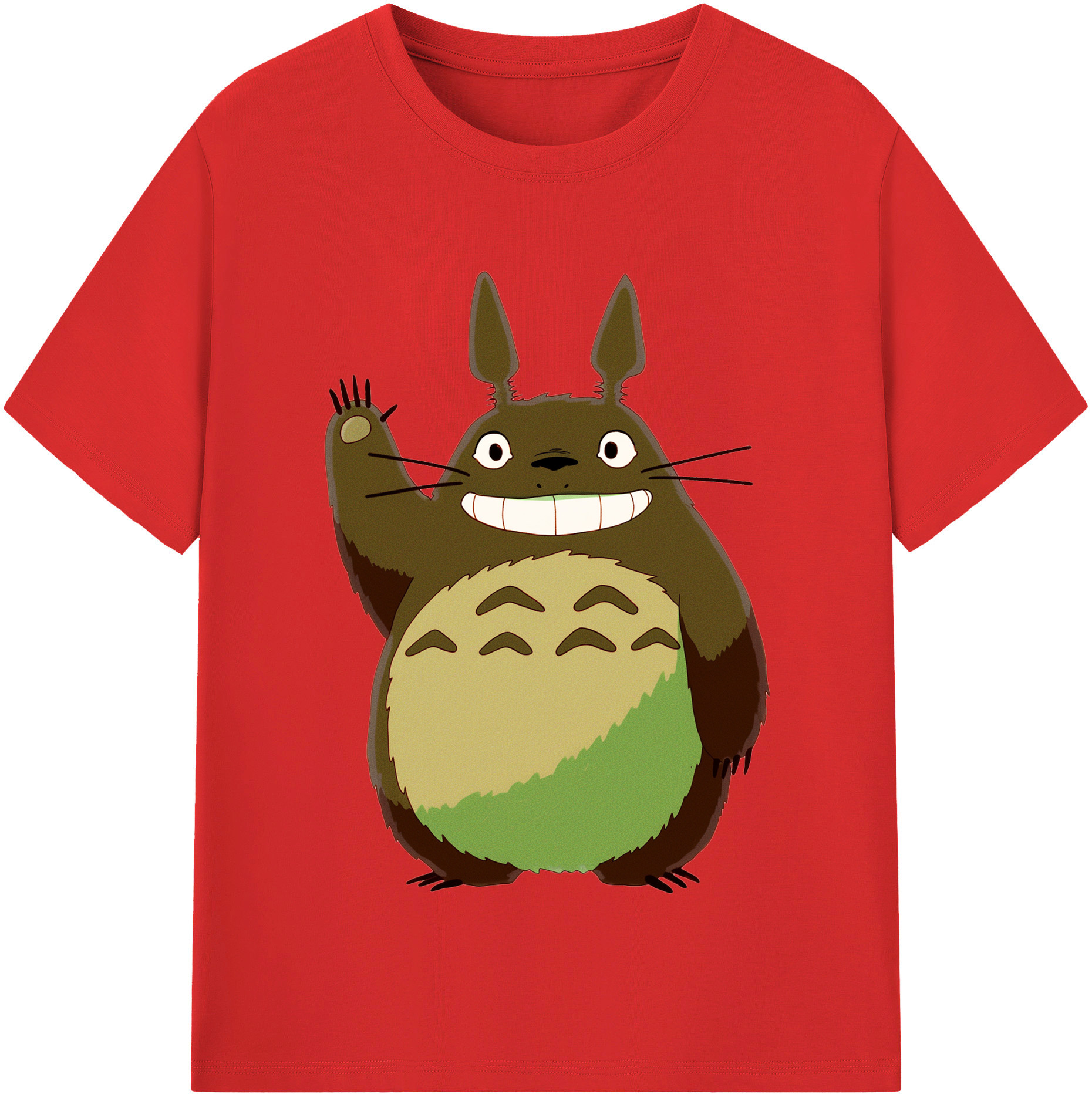 （画像用） となりのトトロ 草壁メイ 草壁サツキ My Neighbor Totoro Satsuki Kusakabe Mei Kusakabe 綿100％半袖Tシャツ（フロントプリント）
