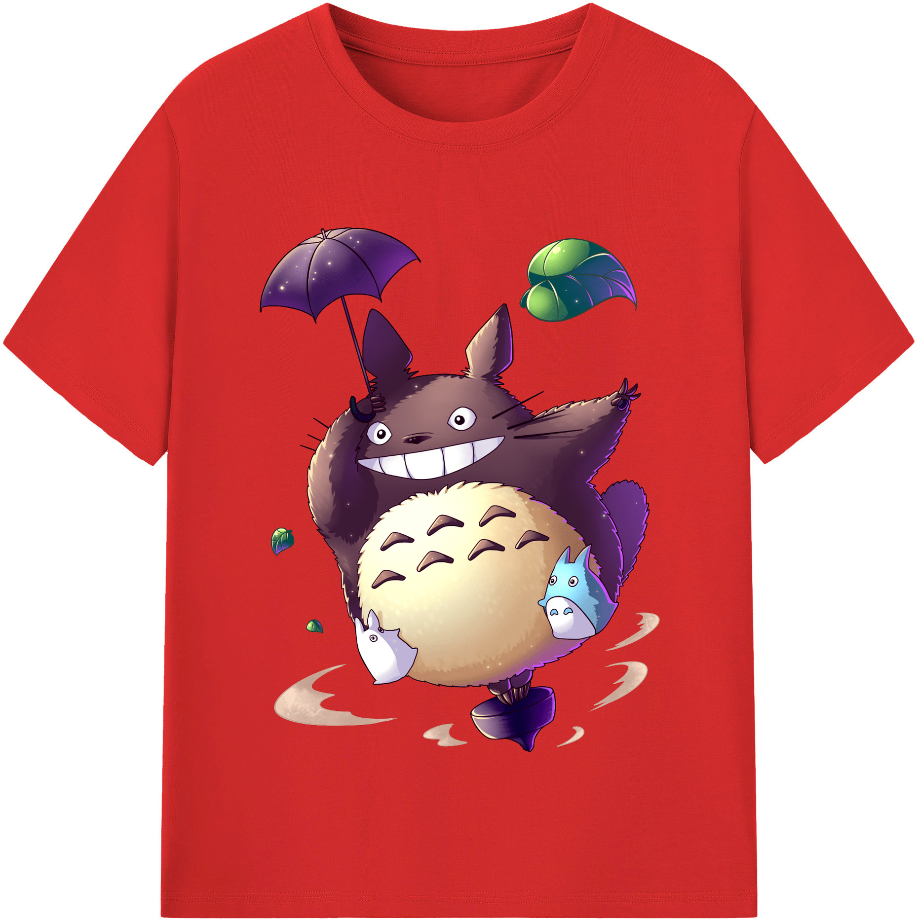 （画像用） となりのトトロ 草壁メイ 草壁サツキ My Neighbor Totoro Satsuki Kusakabe Mei Kusakabe 綿100％半袖Tシャツ（フロントプリント）