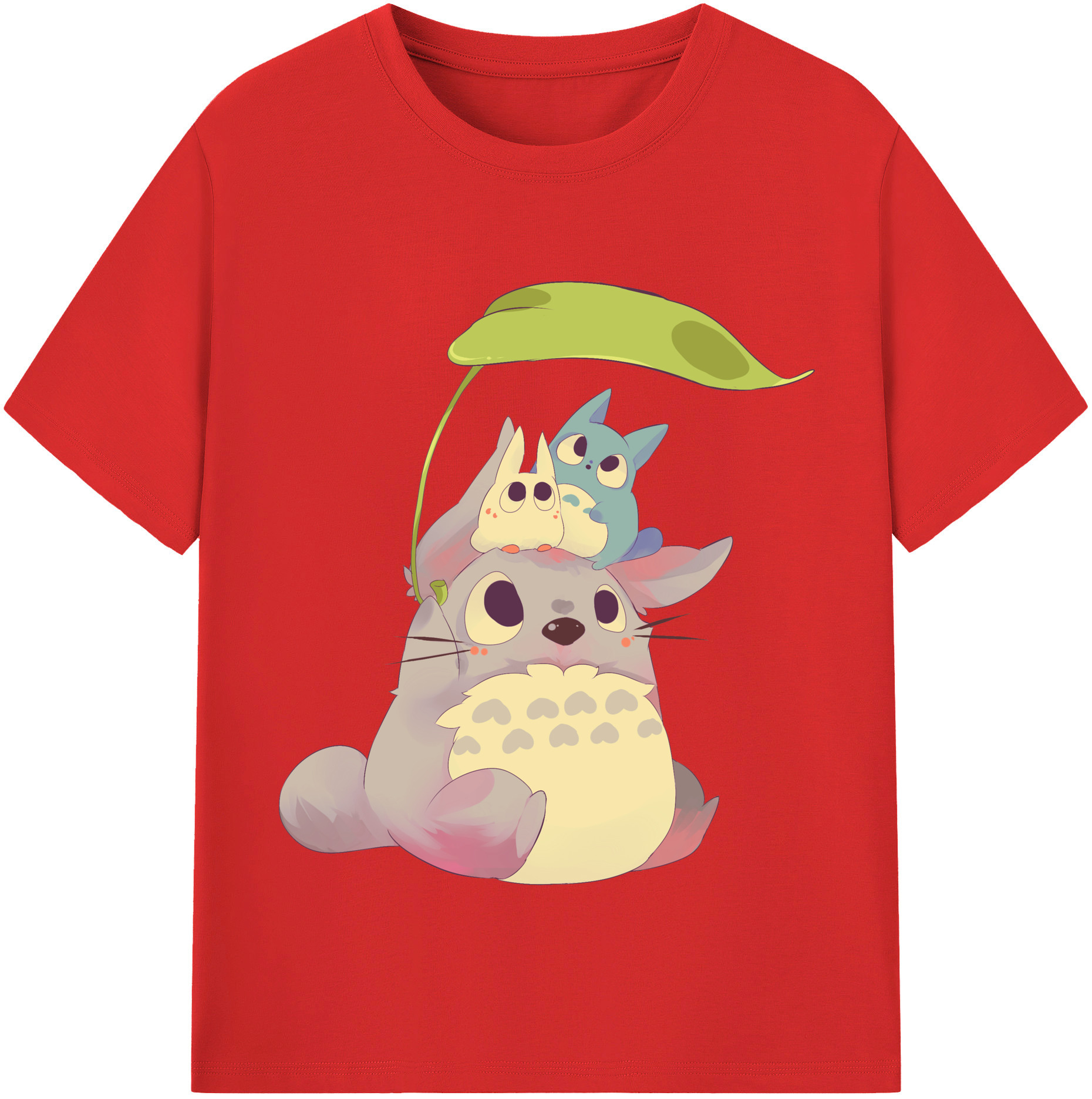 （画像用） となりのトトロ 草壁メイ 草壁サツキ My Neighbor Totoro Satsuki Kusakabe Mei Kusakabe 綿100％半袖Tシャツ（フロントプリント）