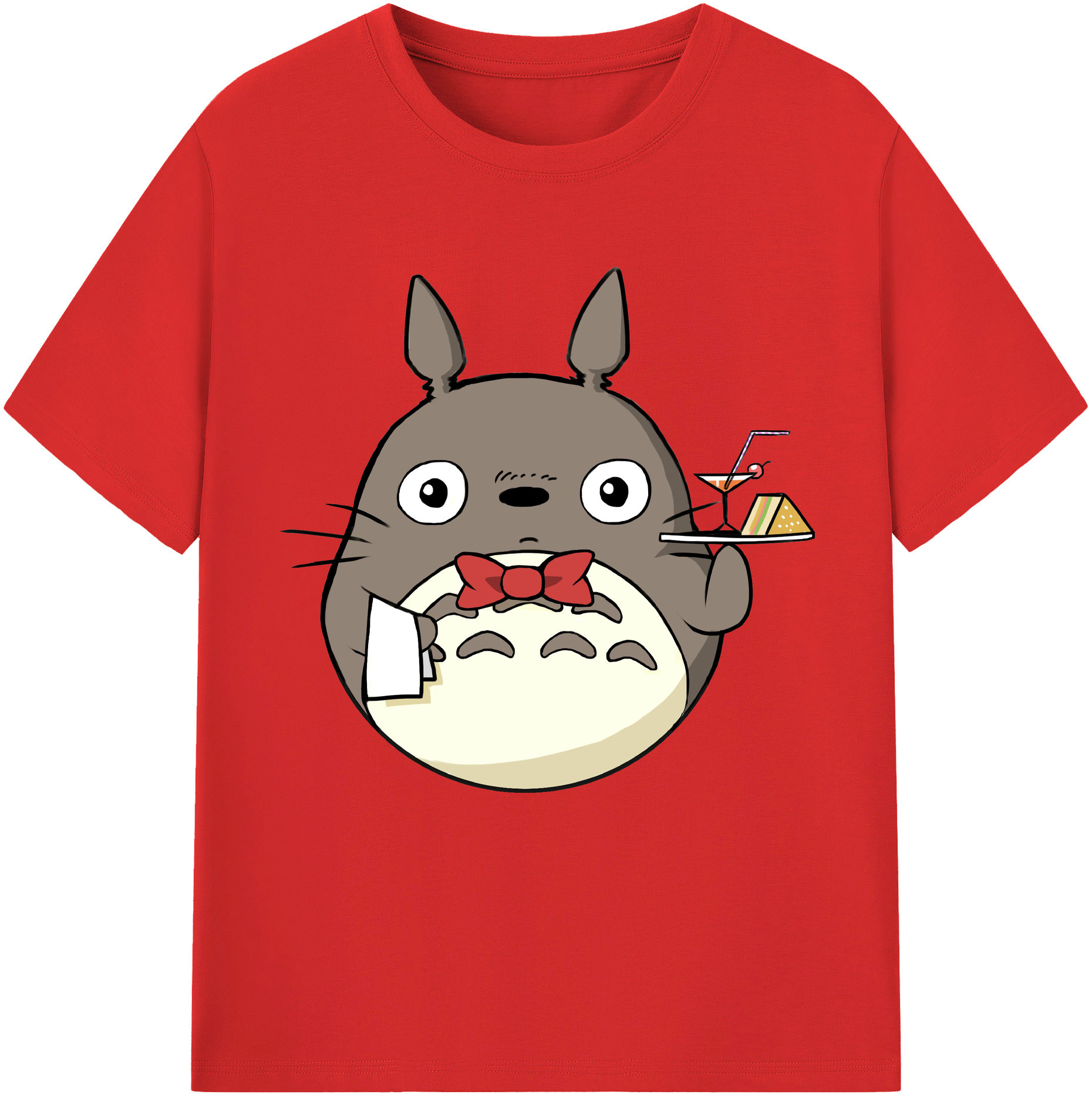 （画像用） となりのトトロ 草壁メイ 草壁サツキ My Neighbor Totoro Satsuki Kusakabe Mei Kusakabe 綿100％半袖Tシャツ（フロントプリント）