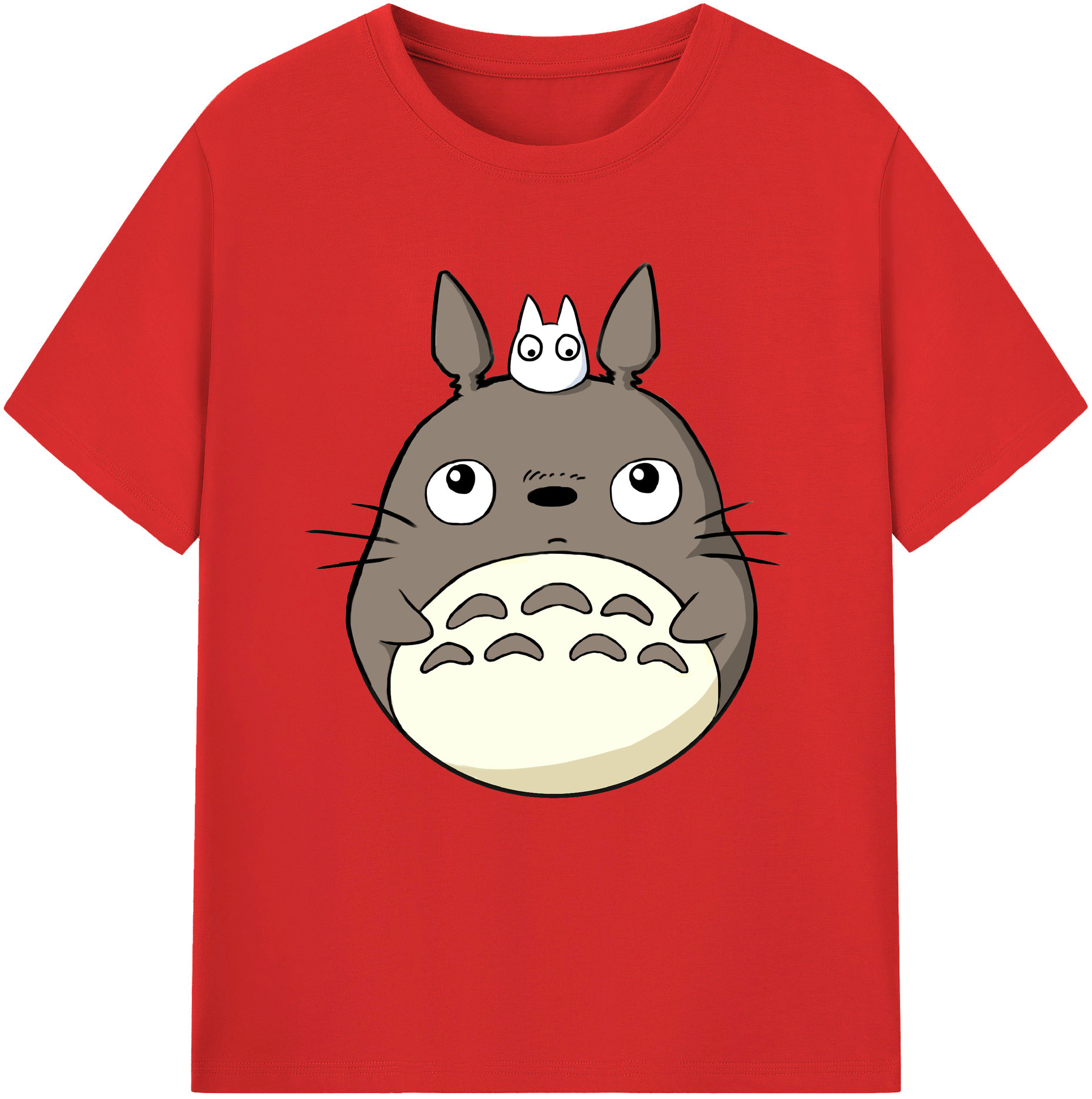（画像用） となりのトトロ 草壁メイ 草壁サツキ My Neighbor Totoro Satsuki Kusakabe Mei Kusakabe 綿100％半袖Tシャツ（フロントプリント）