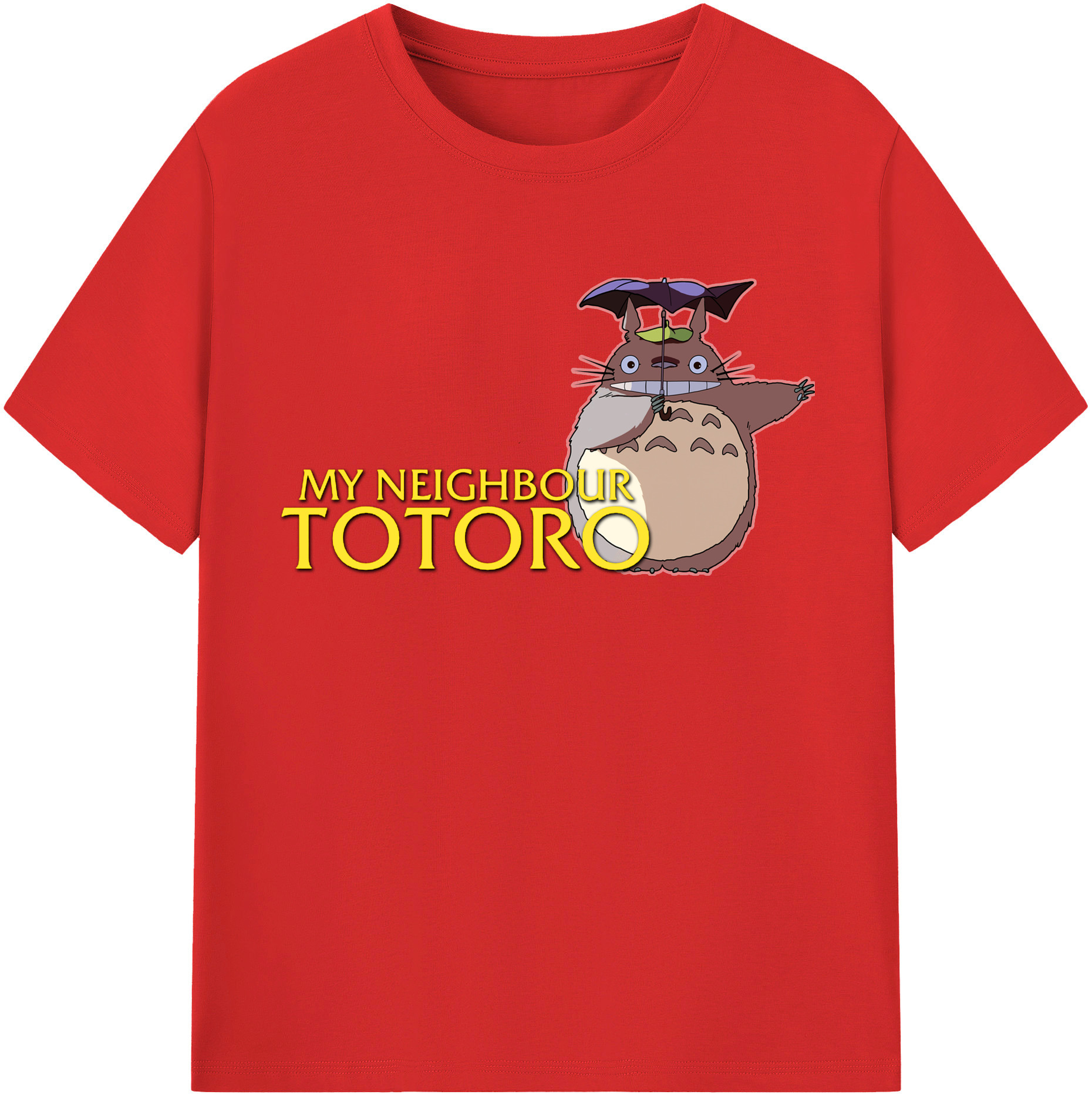 （画像用） となりのトトロ 草壁メイ 草壁サツキ My Neighbor Totoro Satsuki Kusakabe Mei Kusakabe 綿100％半袖Tシャツ（フロントプリント）