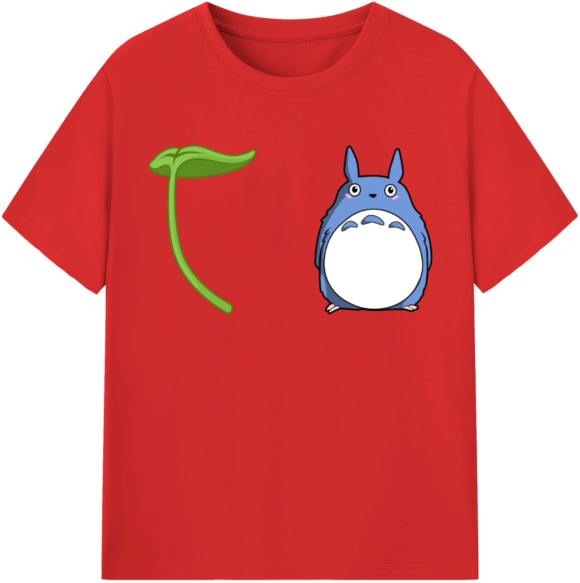 （画像用） となりのトトロ 草壁メイ 草壁サツキ My Neighbor Totoro Satsuki Kusakabe Mei Kusakabe 綿100％半袖Tシャツ（フロントプリント）