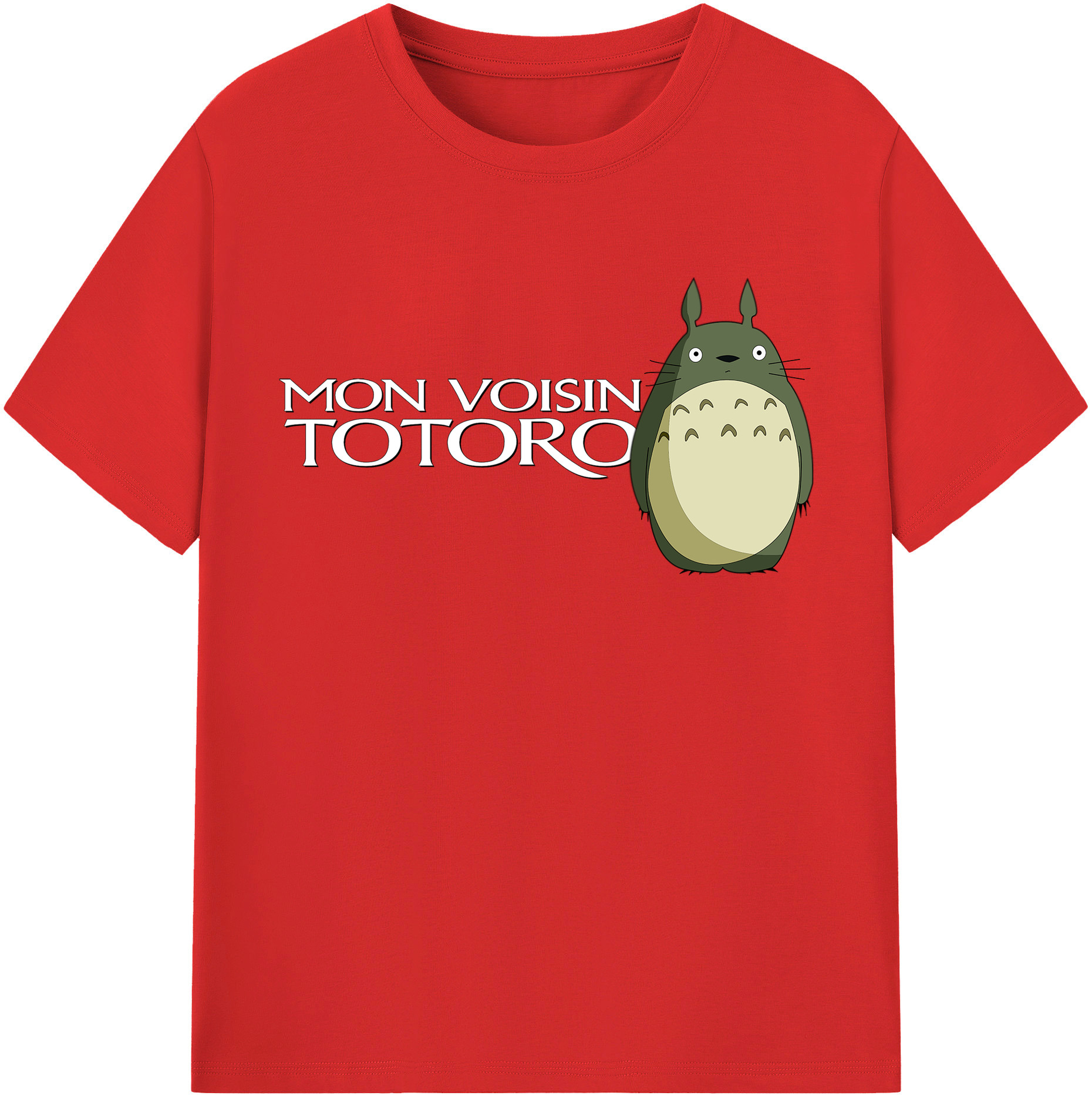 （画像用） となりのトトロ 草壁メイ 草壁サツキ My Neighbor Totoro Satsuki Kusakabe Mei Kusakabe 綿100％半袖Tシャツ（フロントプリント）