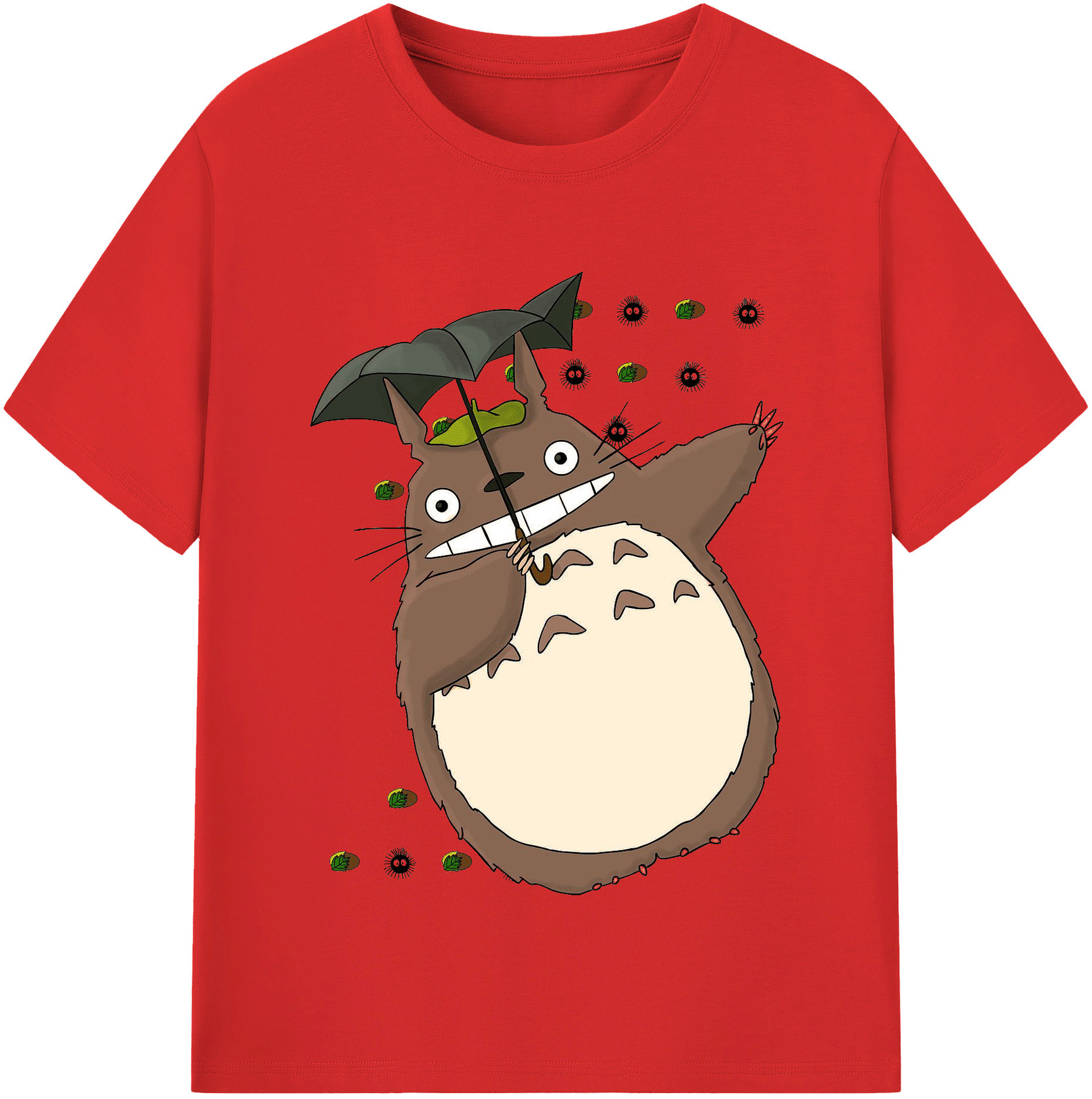 （画像用） となりのトトロ 草壁メイ 草壁サツキ My Neighbor Totoro Satsuki Kusakabe Mei Kusakabe 綿100％半袖Tシャツ（フロントプリント）